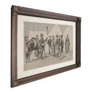 At The Mouth Of Rapid Creek General Carr Receiving The Report Of A Scout by Frederic Remington
