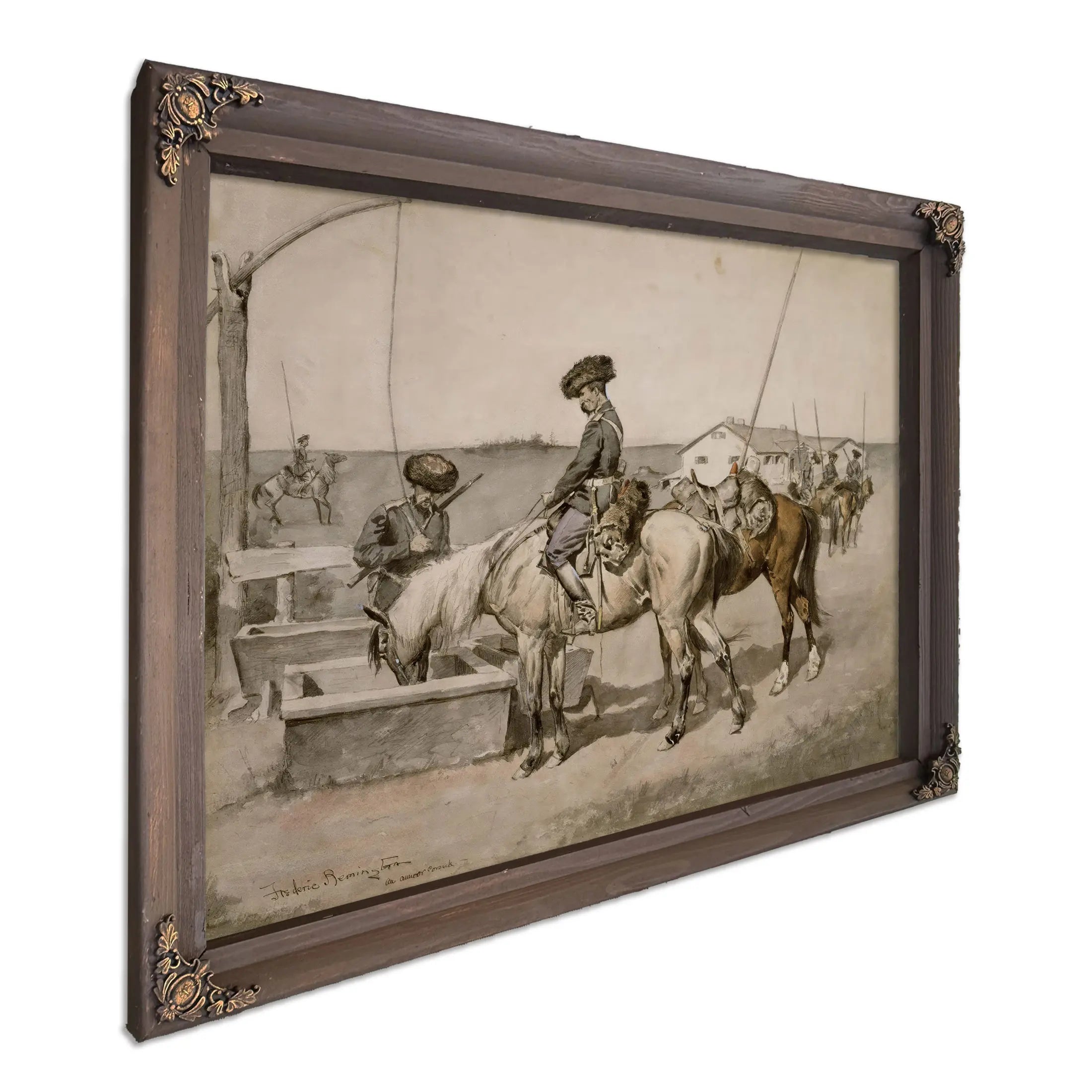 An Amoor Cossack G by Frederic Remington