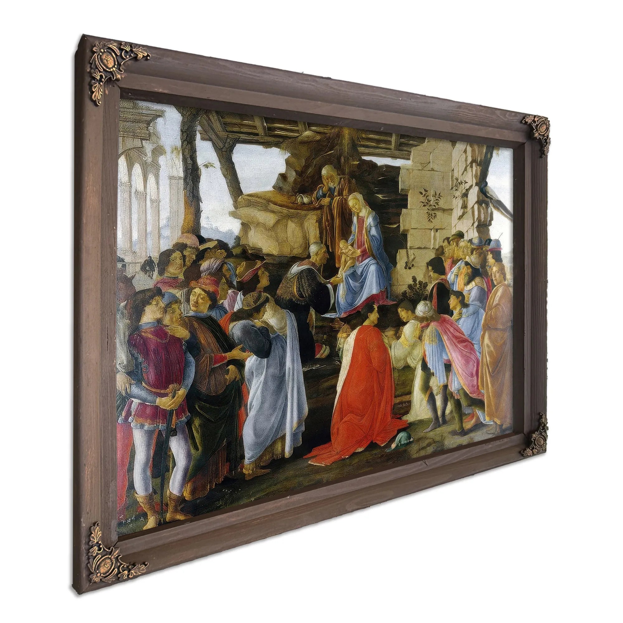 Adoration Of The Magib By Sandro Botticelli Fine Art Print