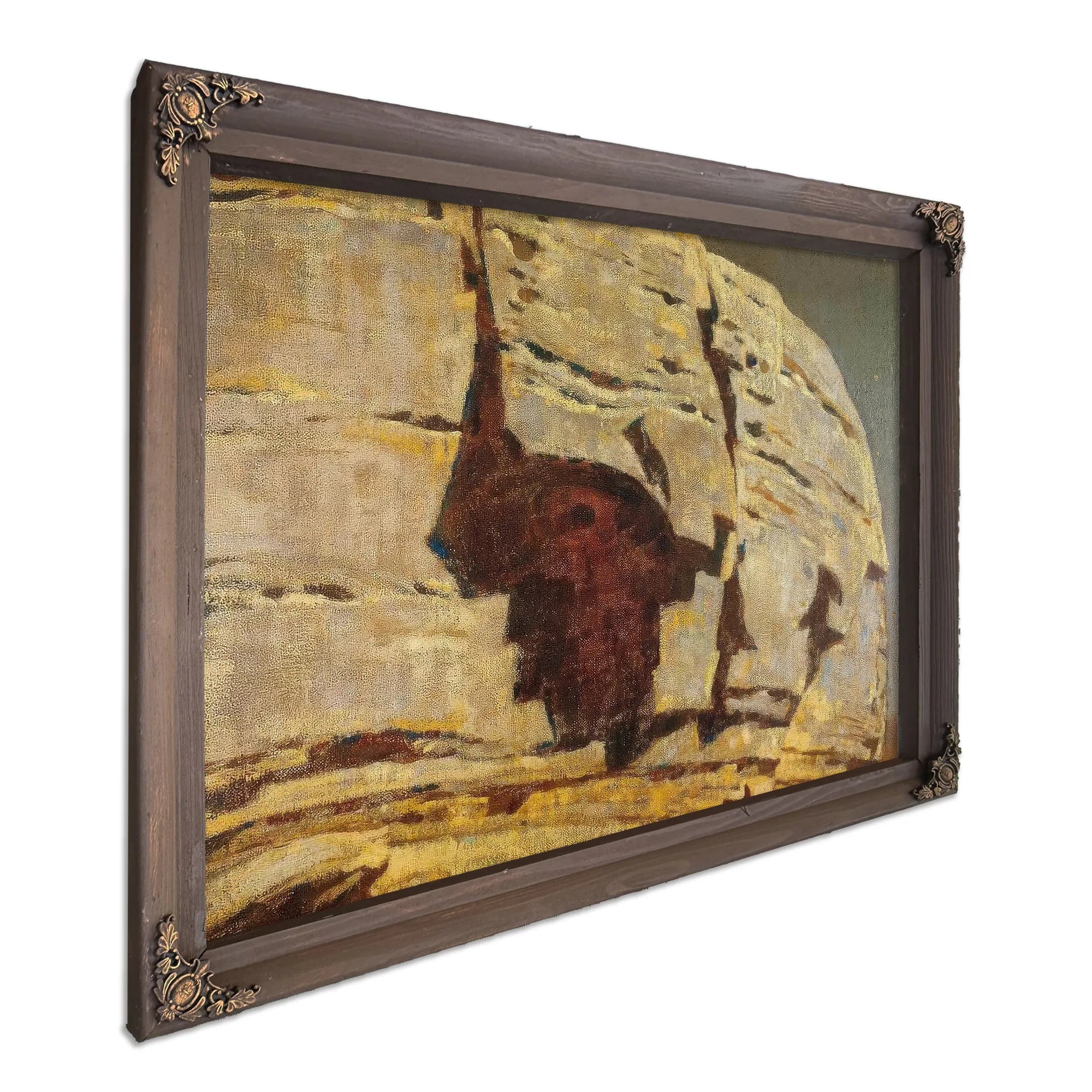The Grim Wall By Maynard Dixon Fine Art Print