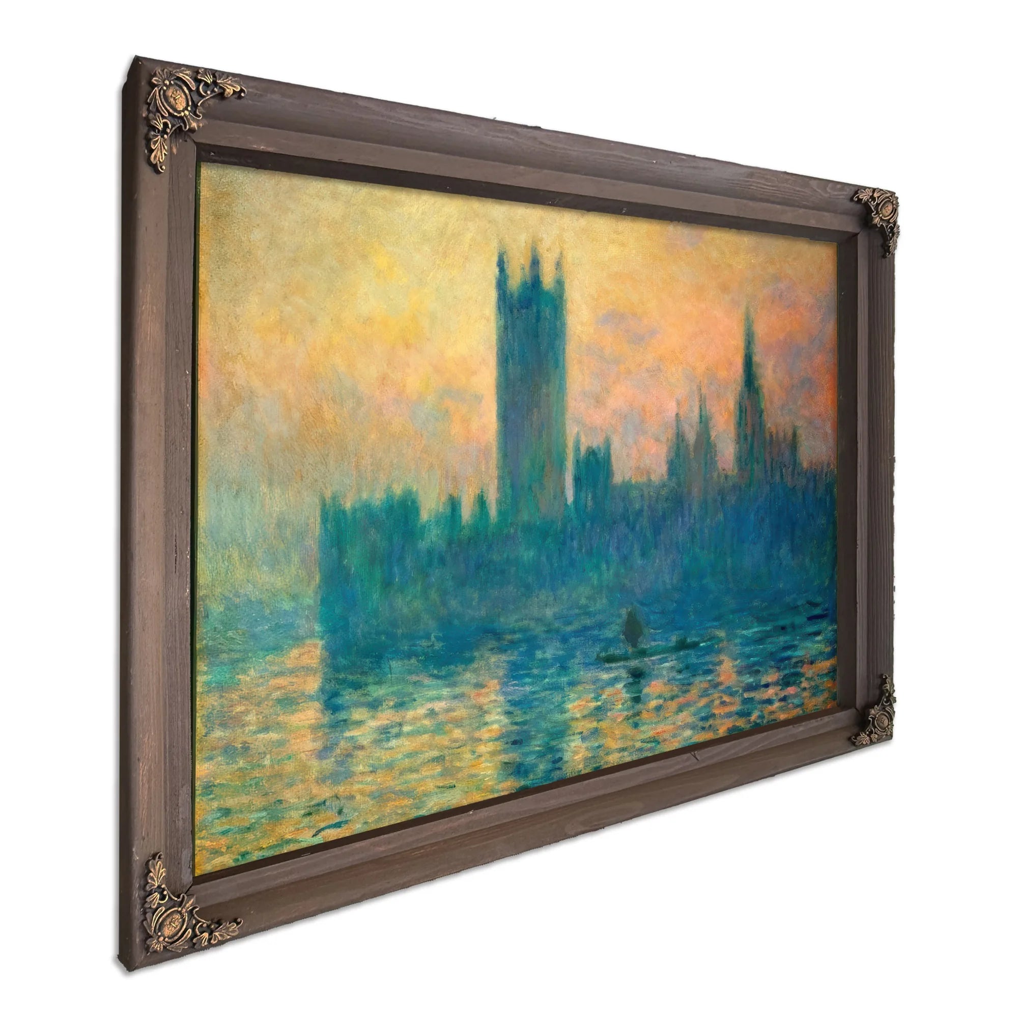 The Houses Of Parliament Sunset By Claude Monet Fine Art Print