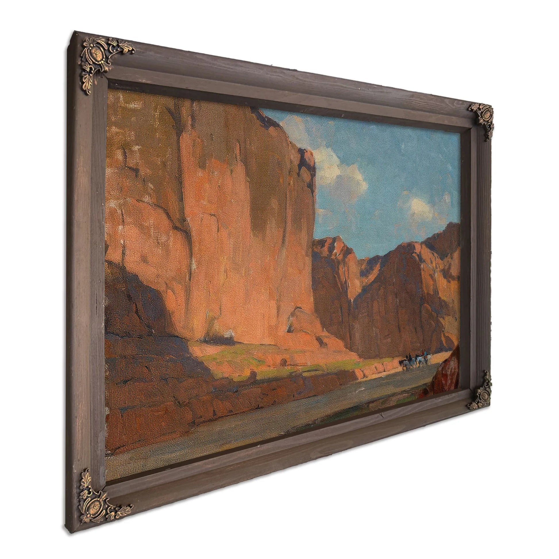 Riders Passing Through The Canyon By Edgar Payne Fine Art Print