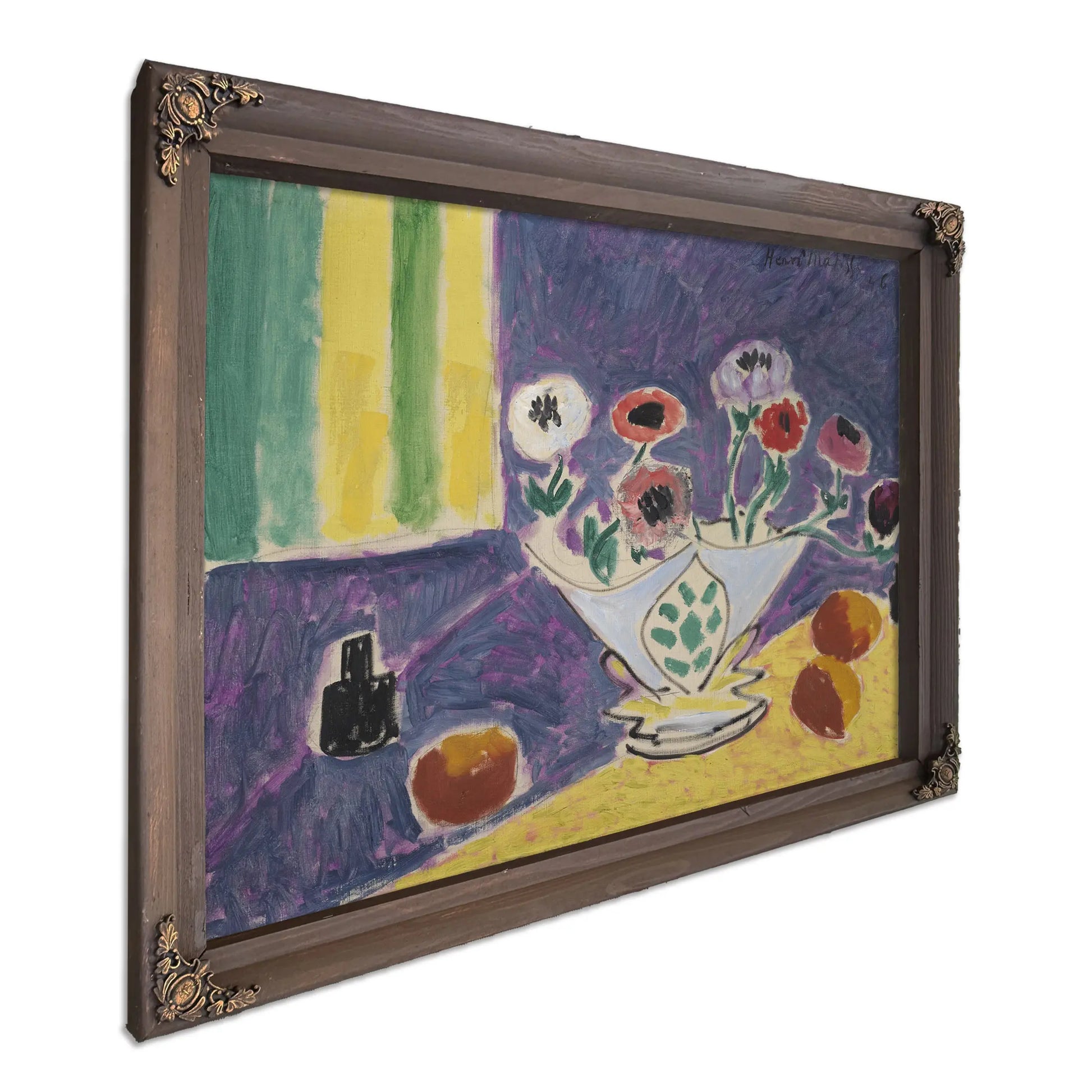 Anemones In An Earthenware Vase by Henri Matisse