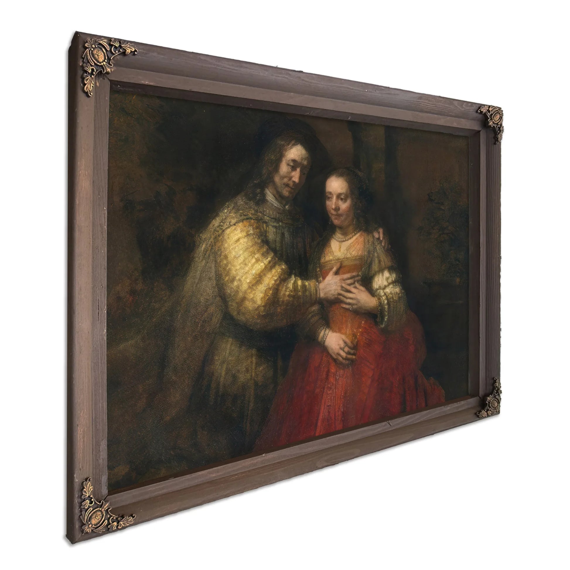 The Jewish Bride By Rembrandt Fine Art Print