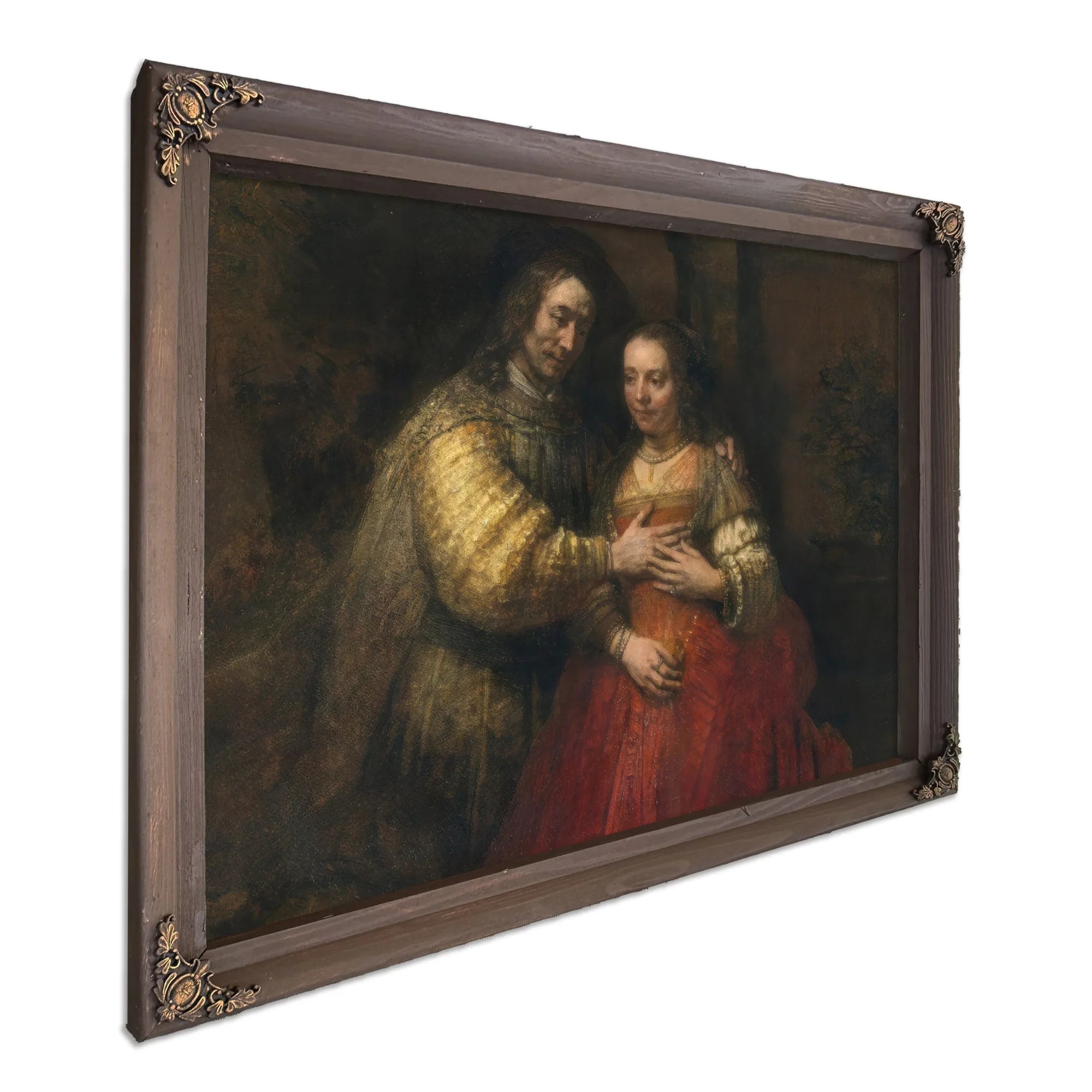 The Jewish Bride By Rembrandt Fine Art Print