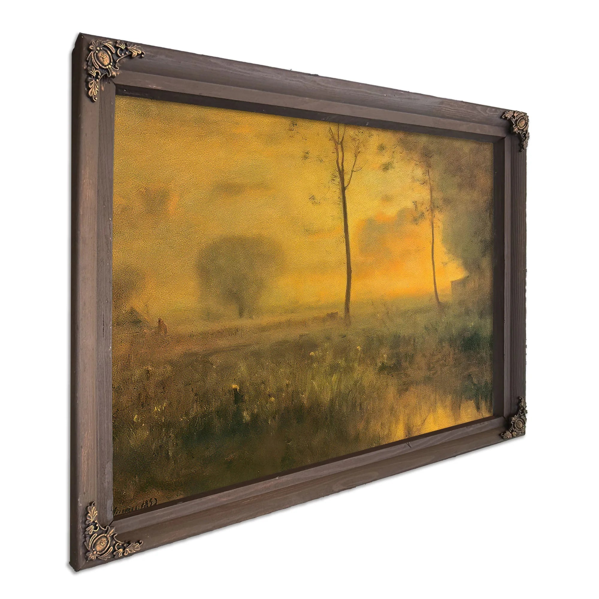 Sunset At Montclair By George Inness Fine Art Print