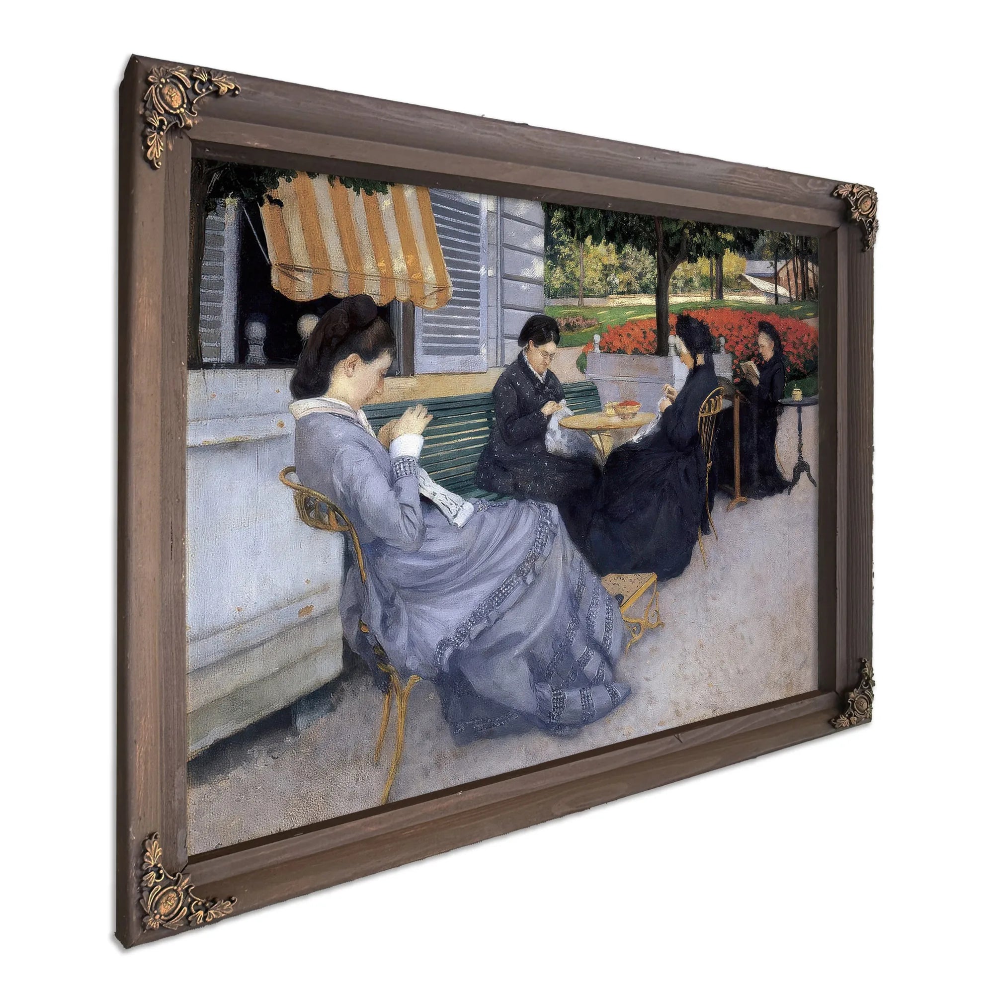 Portraits In The Country By Gustave Caillebotte Fine Art Print