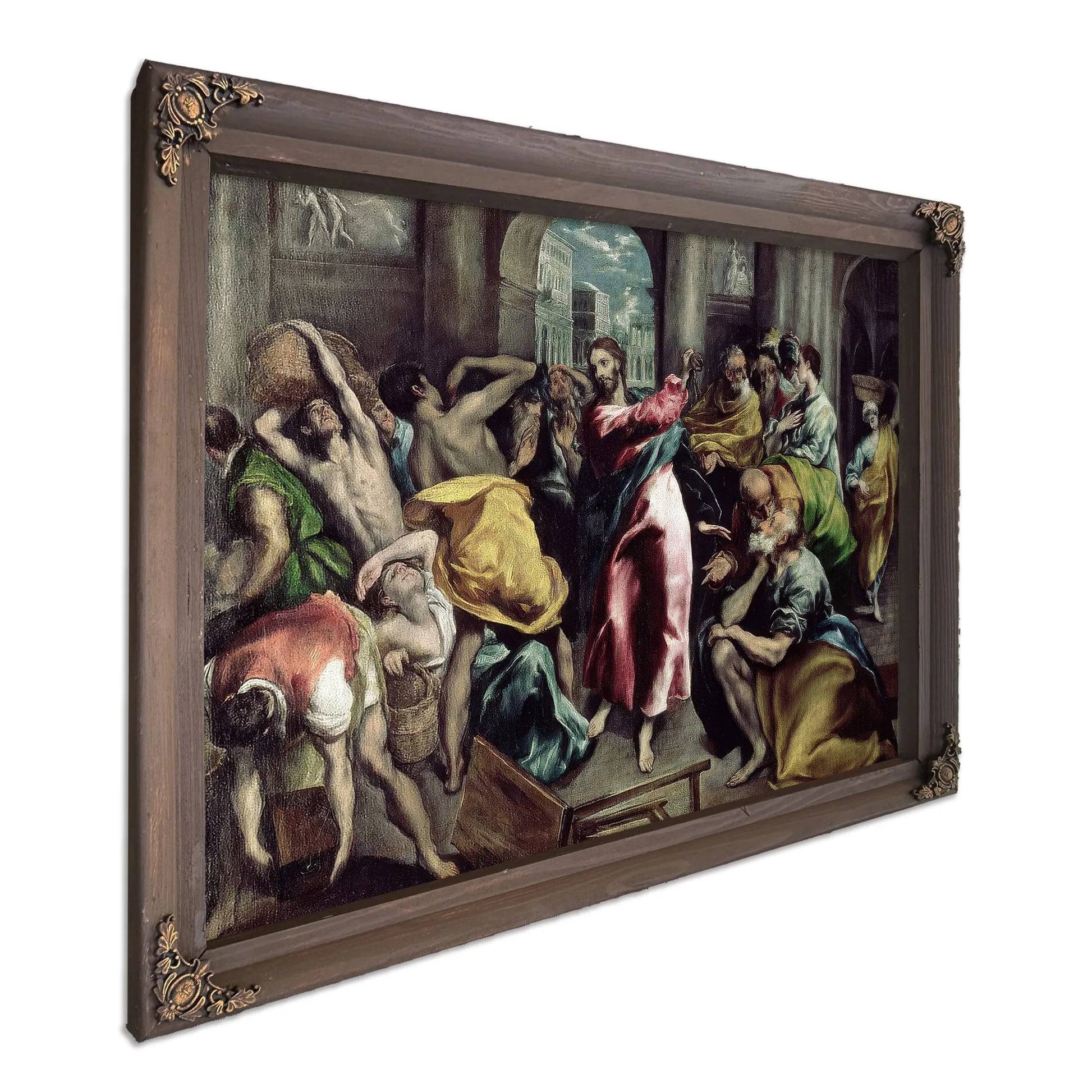 Christ Driving The Traders From The Temple By El Greco Fine Art Print