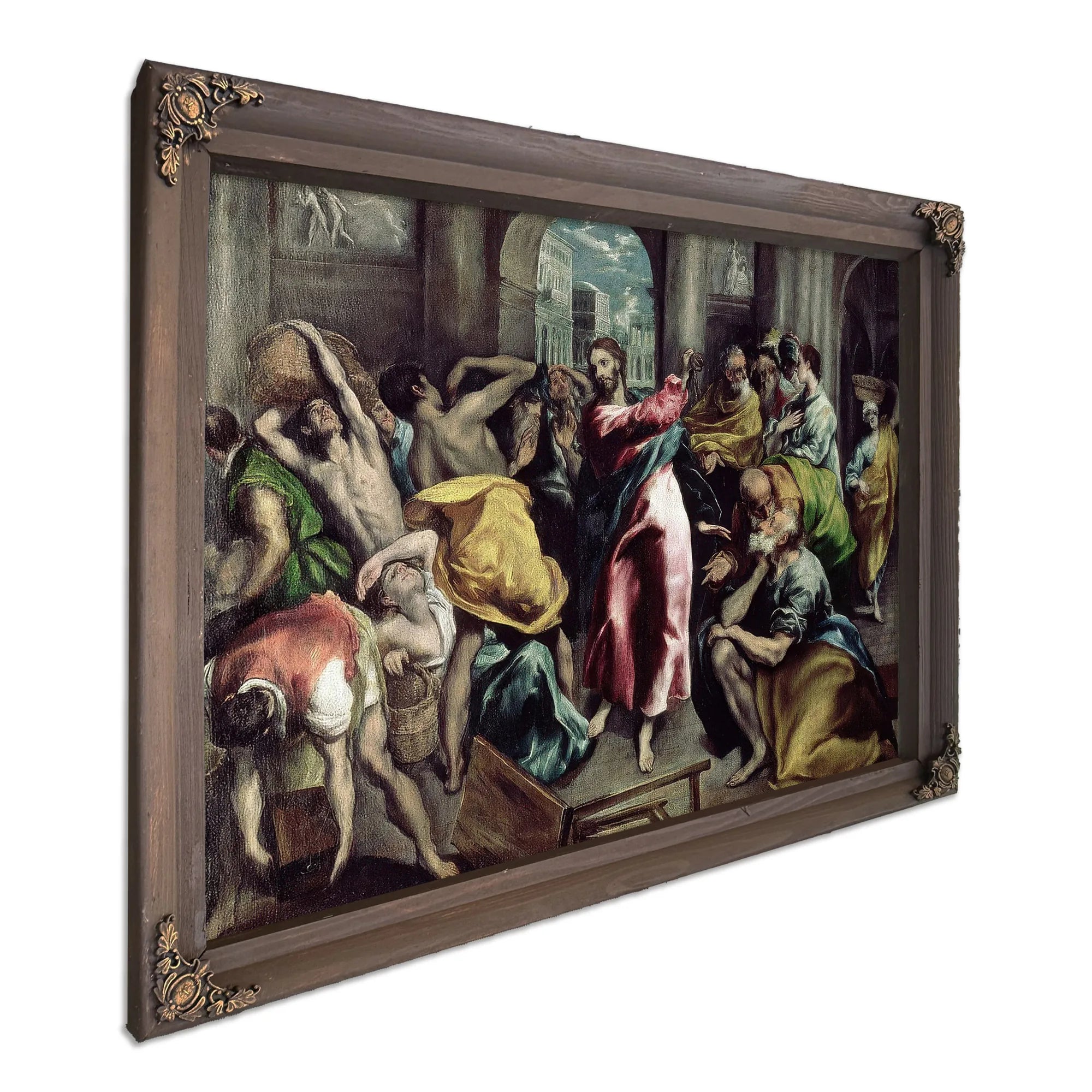Christ Driving The Traders From The Temple By El Greco Fine Art Print