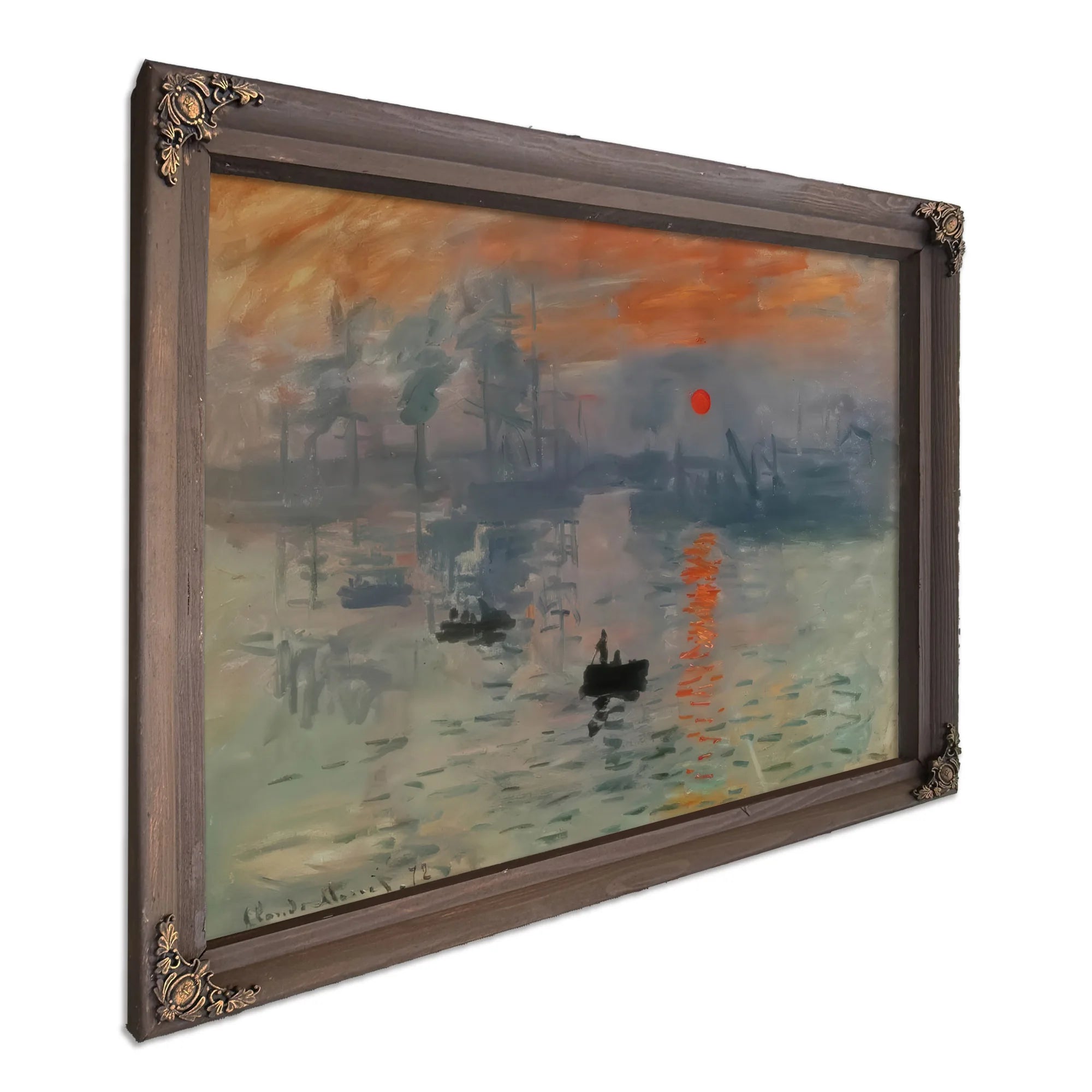 Impression Sunrise By Claude Monet Fine Art Print