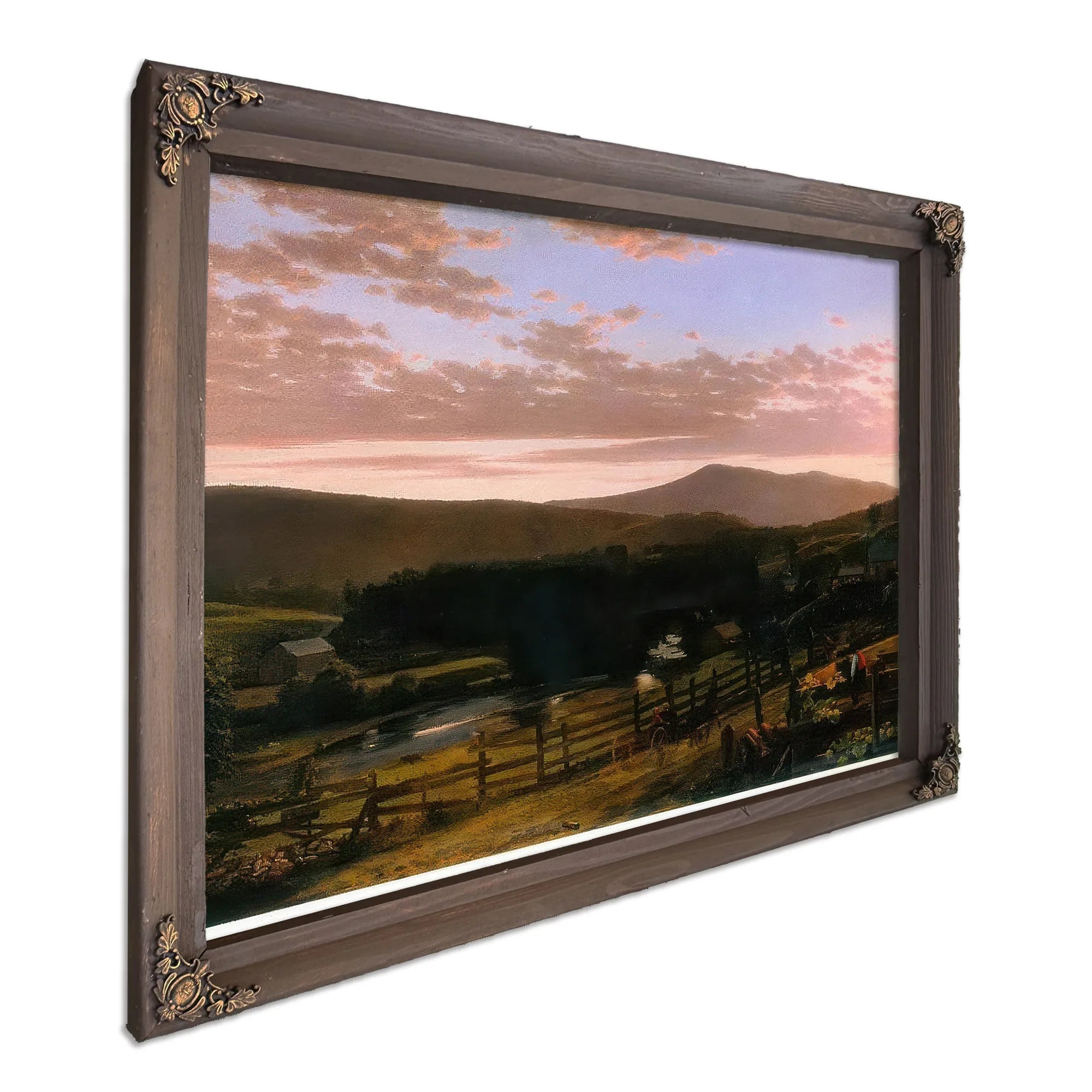 Ira Mountain Vermont By Frederic Edwin Church Fine Art Print