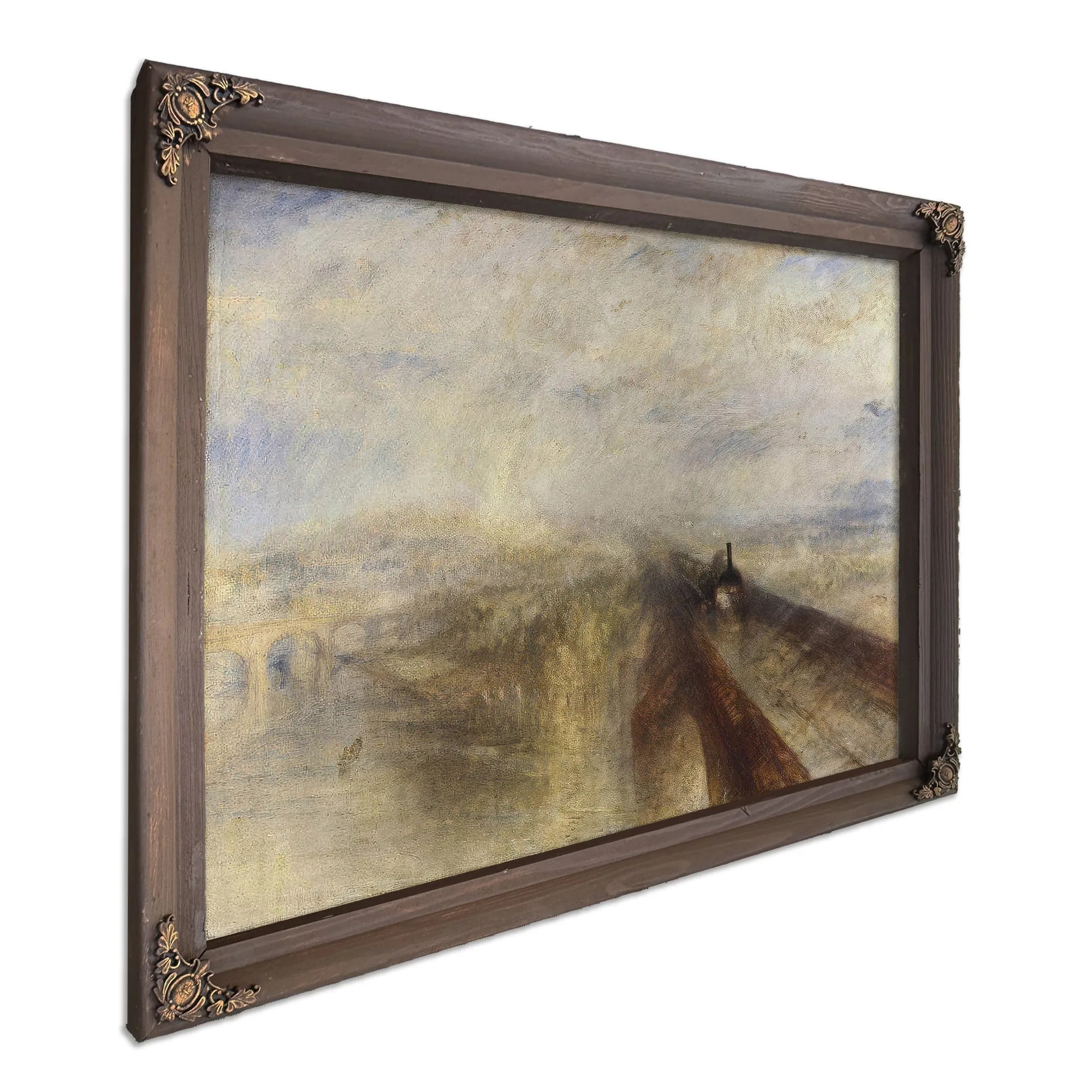 Rain Steam And Speed The Great Western Railway By Joseph Mallord William Turner Fine Art Print