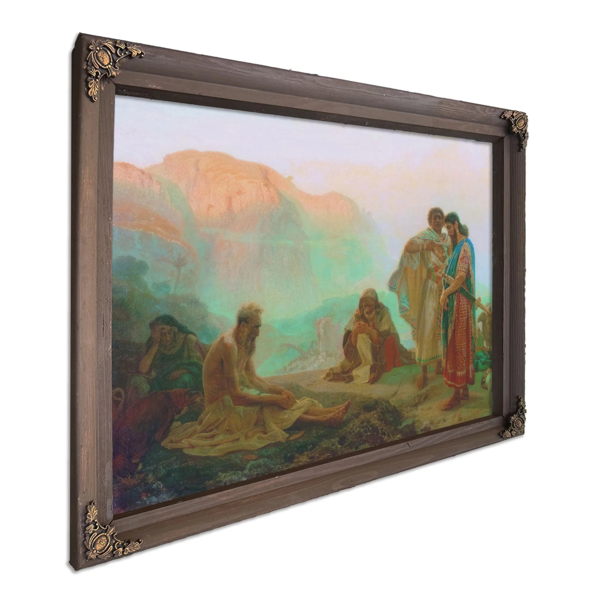 Job And His Friends 1869 By Ilya Repin Fine Art Print
