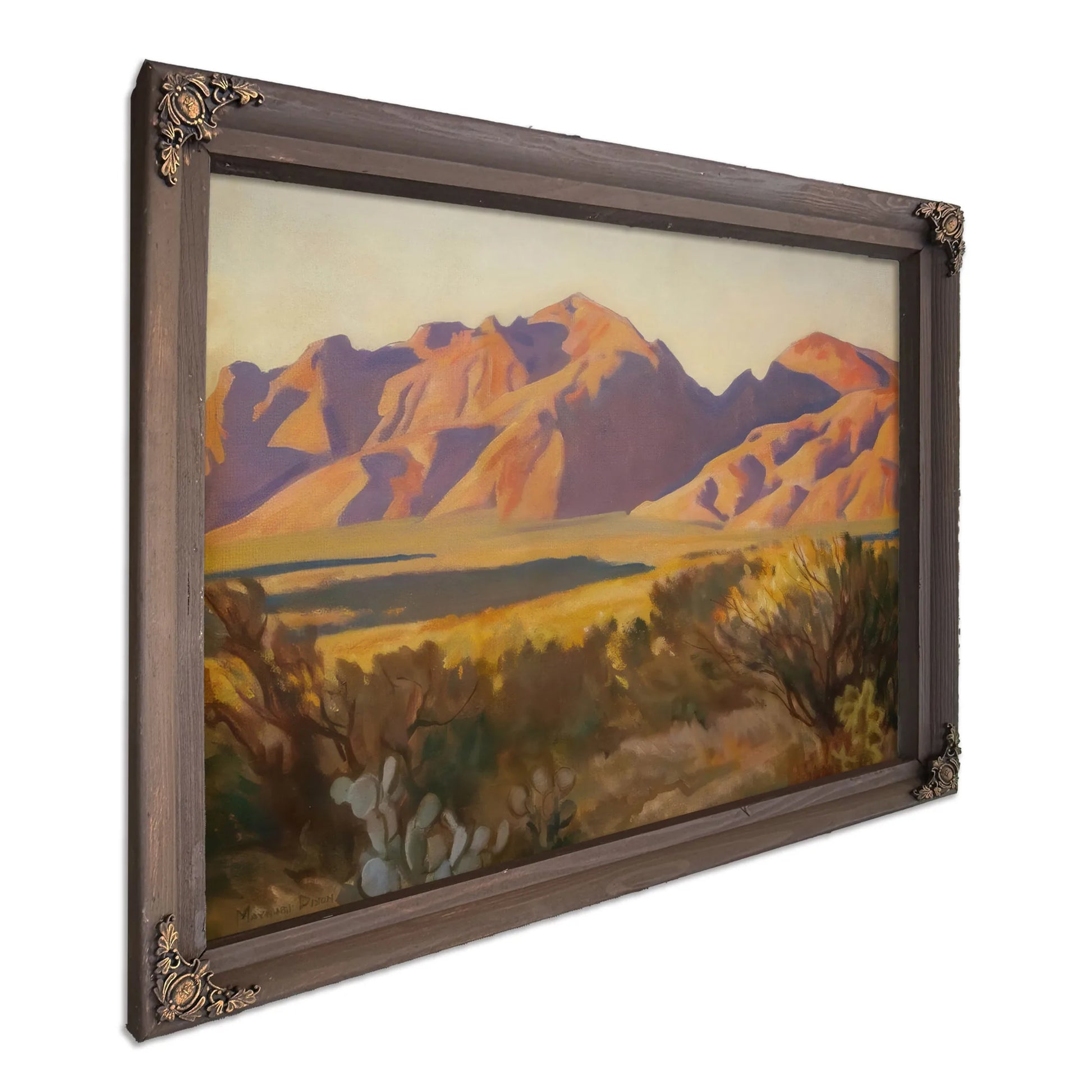 Late Light On The Catalinas By Maynard Dixon Fine Art Print