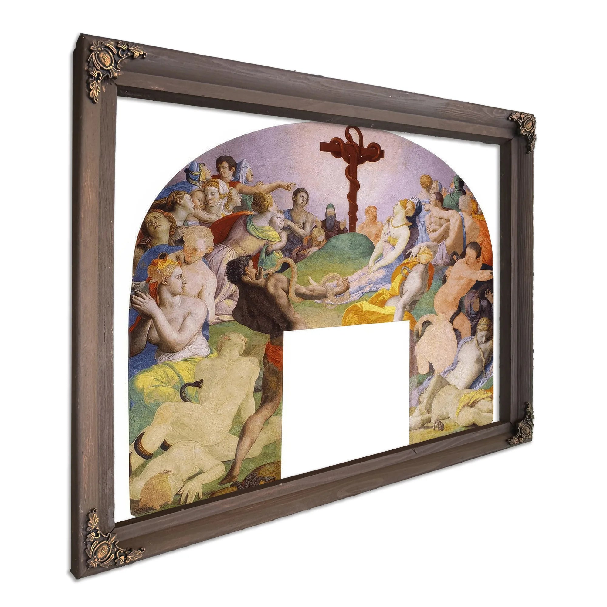 The Adoration Of The Bronze Snake 1540 1545 104X81Cm Palazzo Vecchio Museum By Agnolo Bronzino Fine Art Print