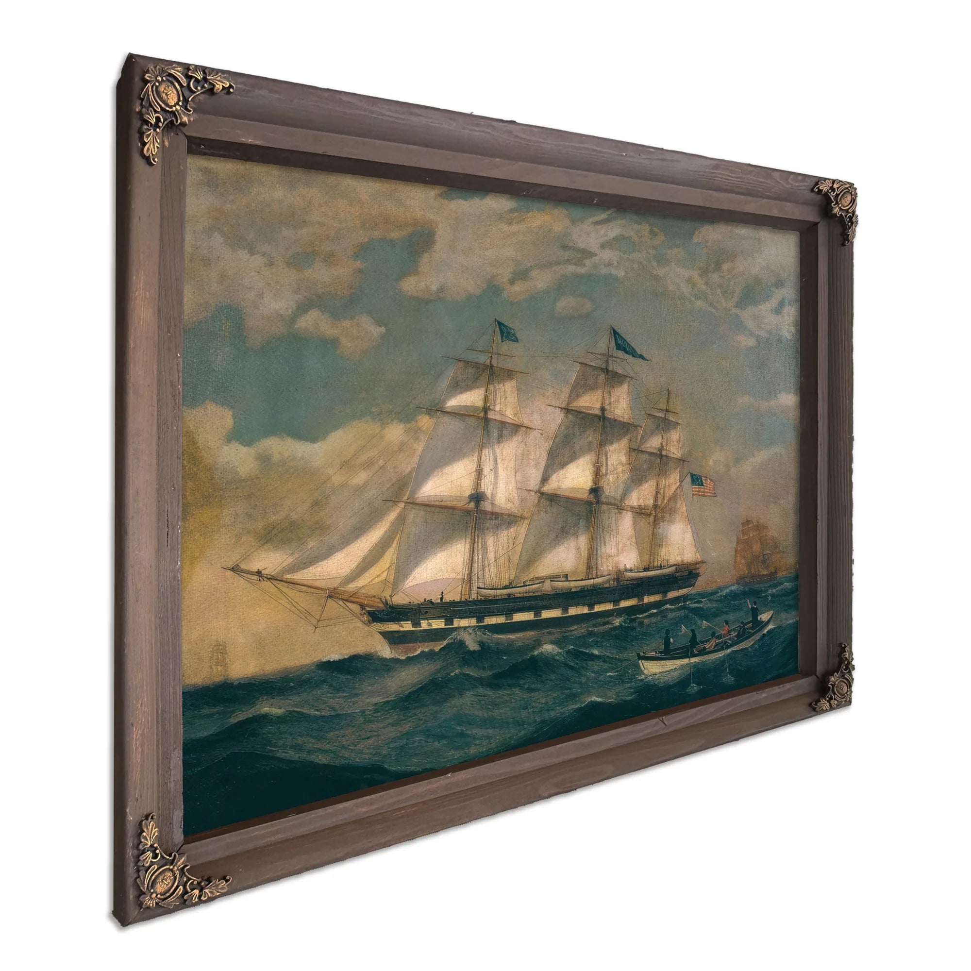 Houqua (Whaling) By Birch Thomas Fine Art Print
