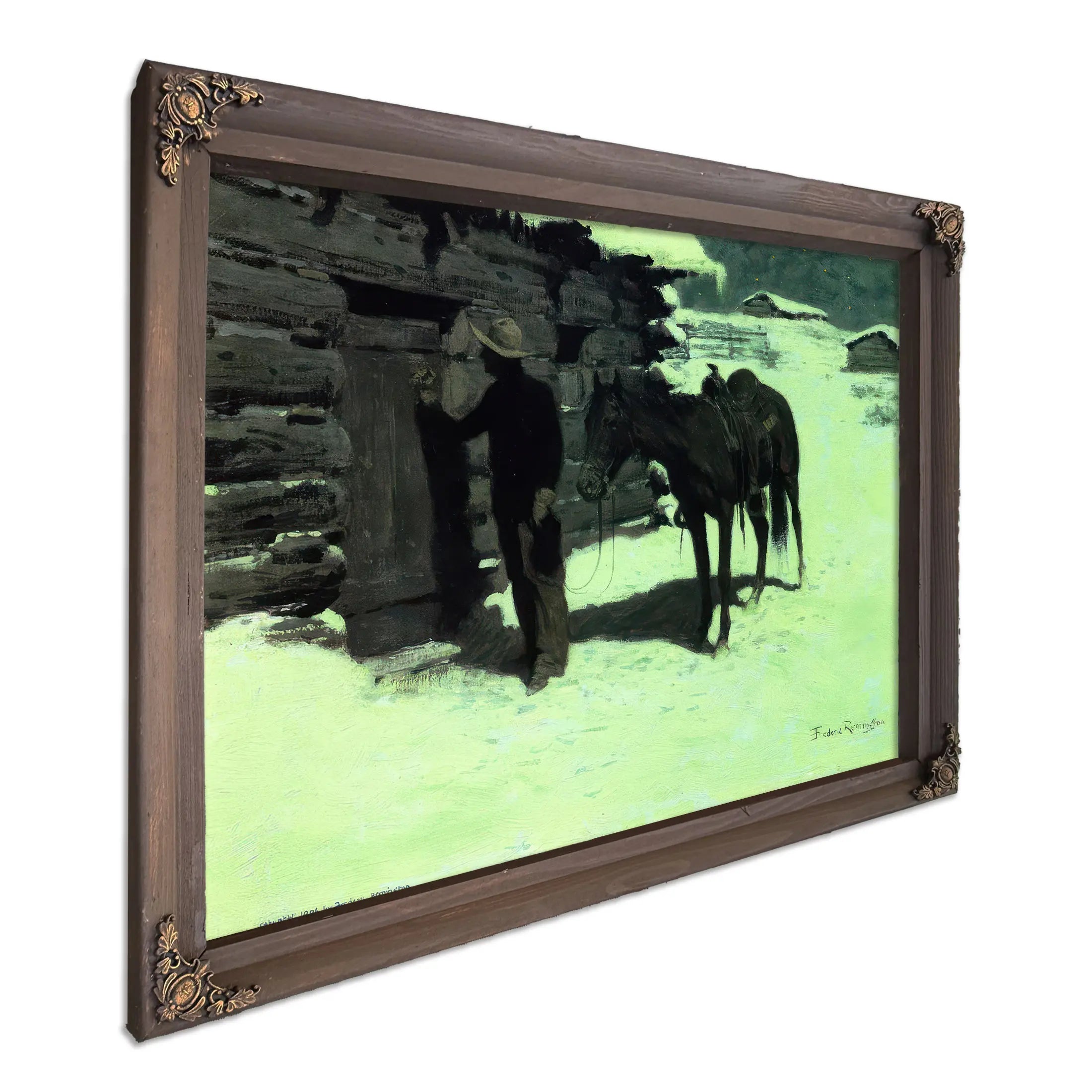The Belated Traveler Frederic Remington  by Frederic Remington