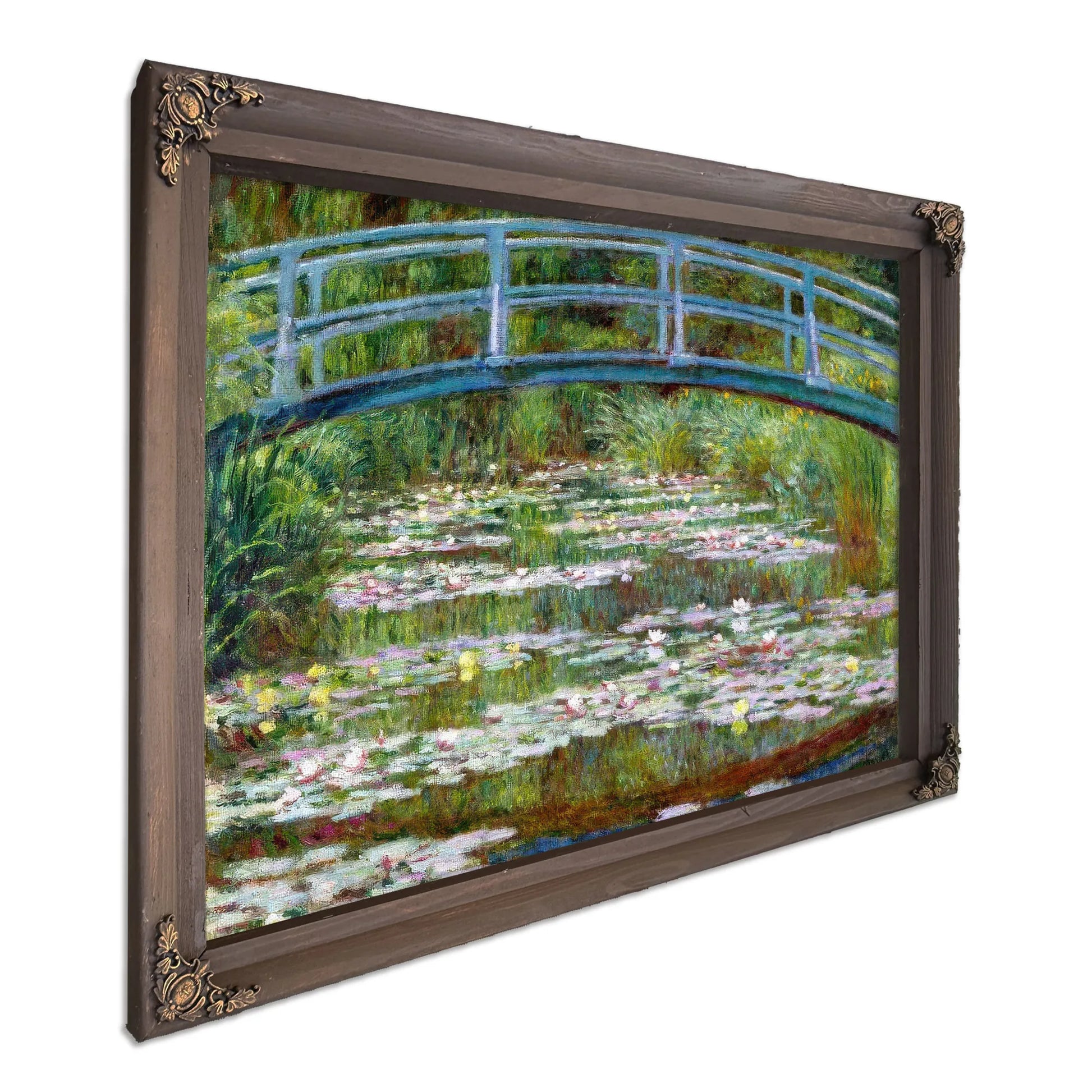 The Japanese Footbridge By Claude Monet Fine Art Print
