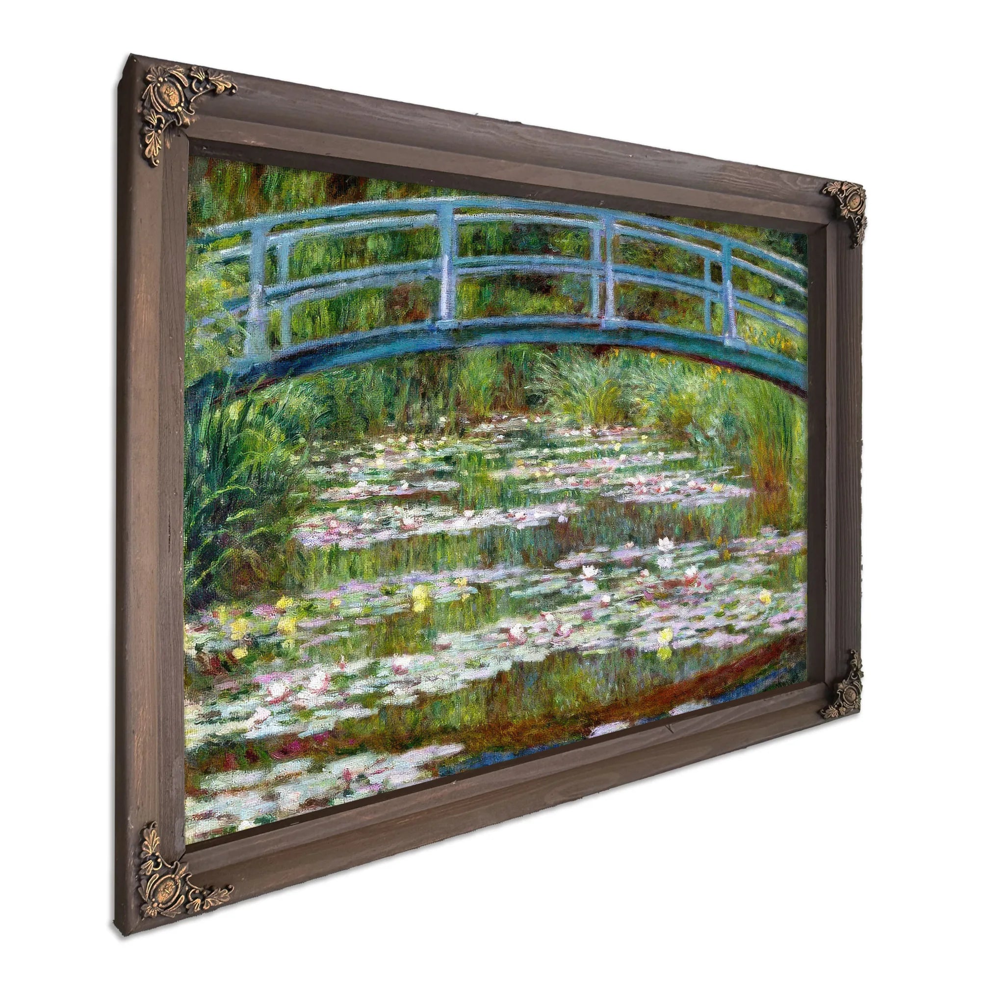 The Japanese Footbridge By Claude Monet Fine Art Print