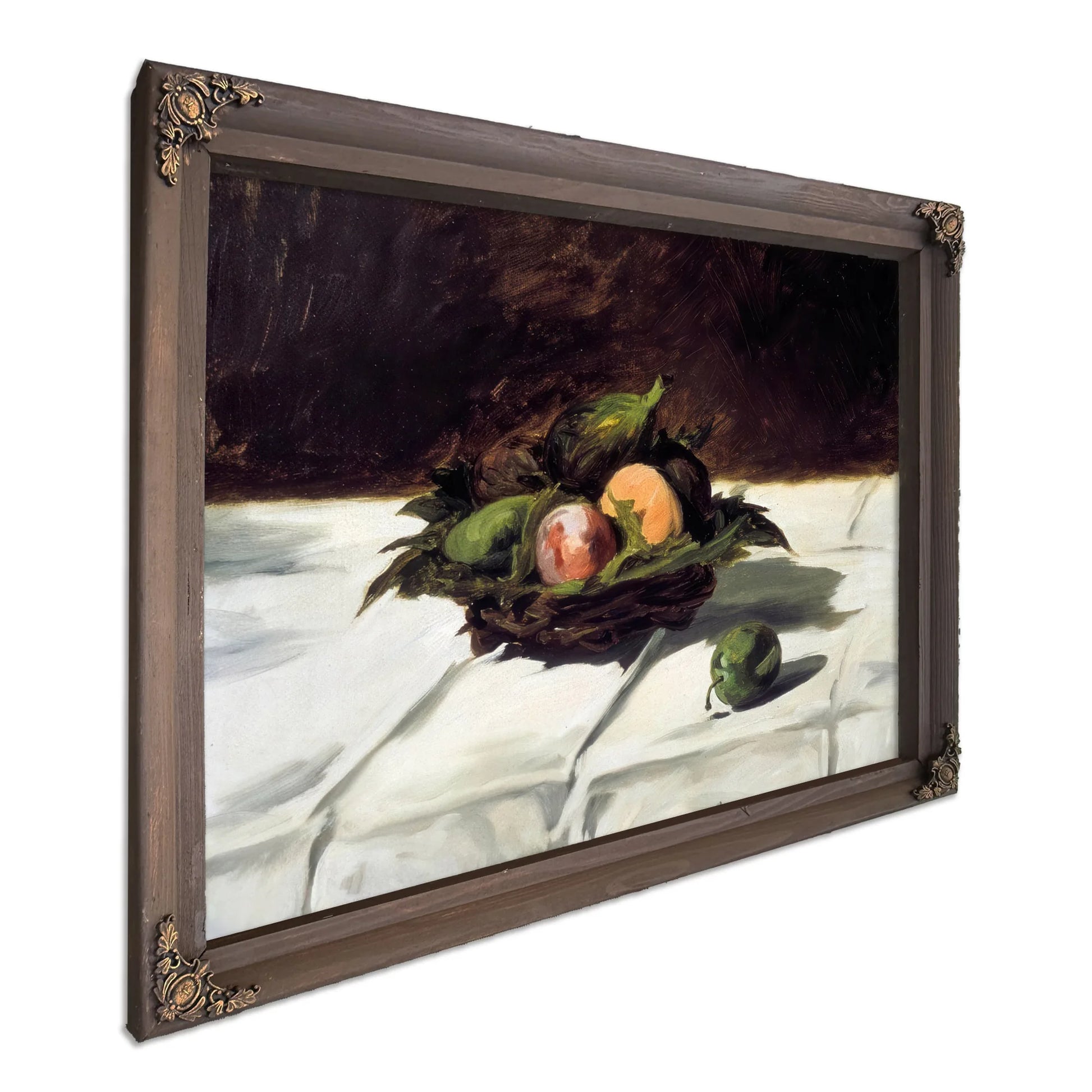 Basket Of Fruits By Edouard Manet Fine Art Print