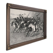 The Charge On The Sunpole by Frederic Remington