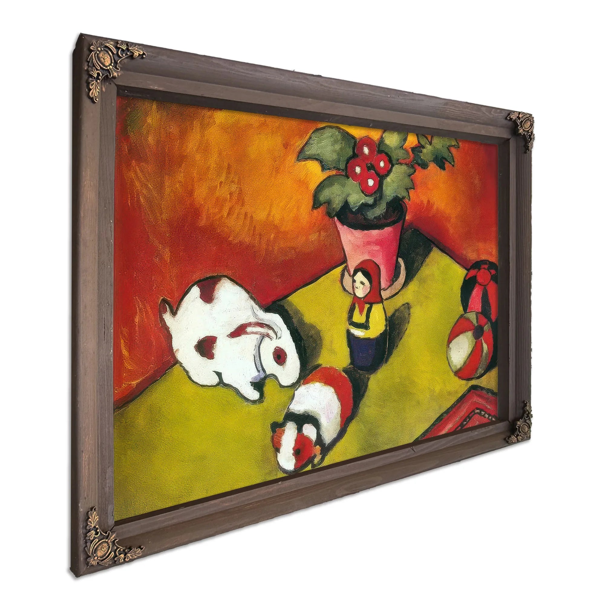 Walters Toys By August Macke Fine Art Print
