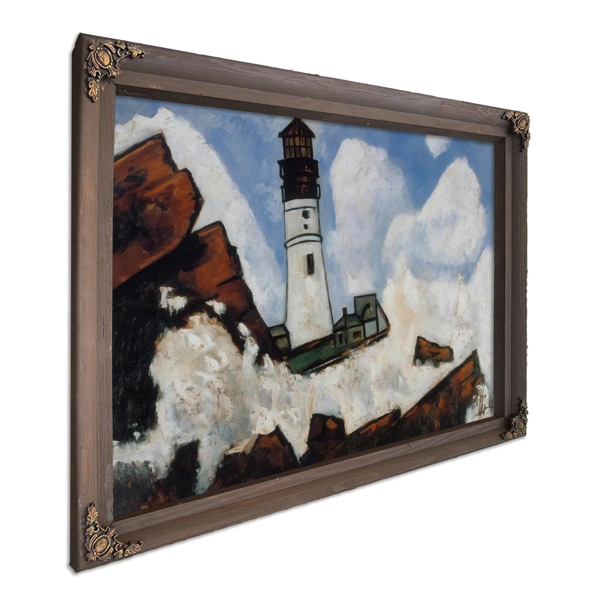 The Lighthouse By Marsden Hartley Fine Art Print