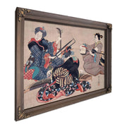 Katsushika Oi Three Women Playing Musical Instruments Upload Tmp By Katsushika Oi Fine Art Print