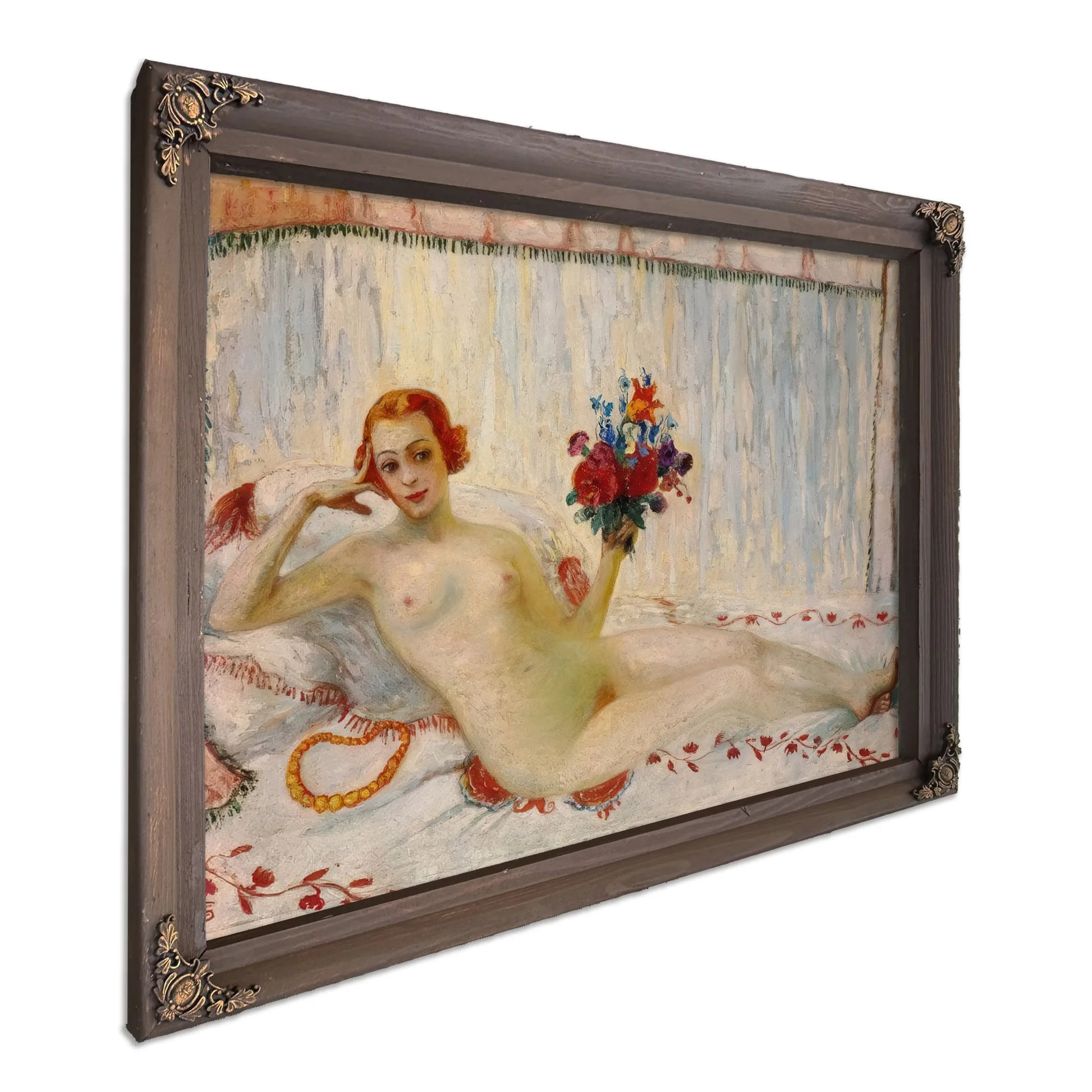 A Model By Florine Stettheimer Fine Art Print