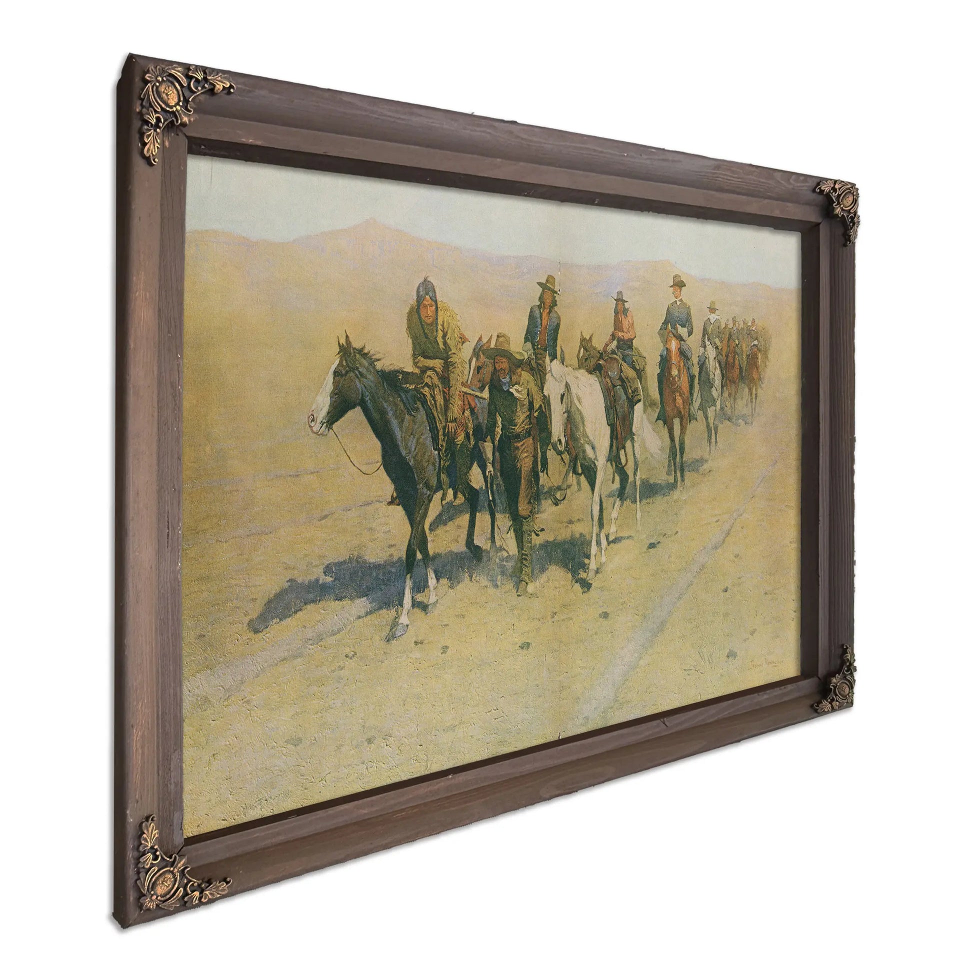 Pony Tracks In The Buffalo Trails by Frederic Remington