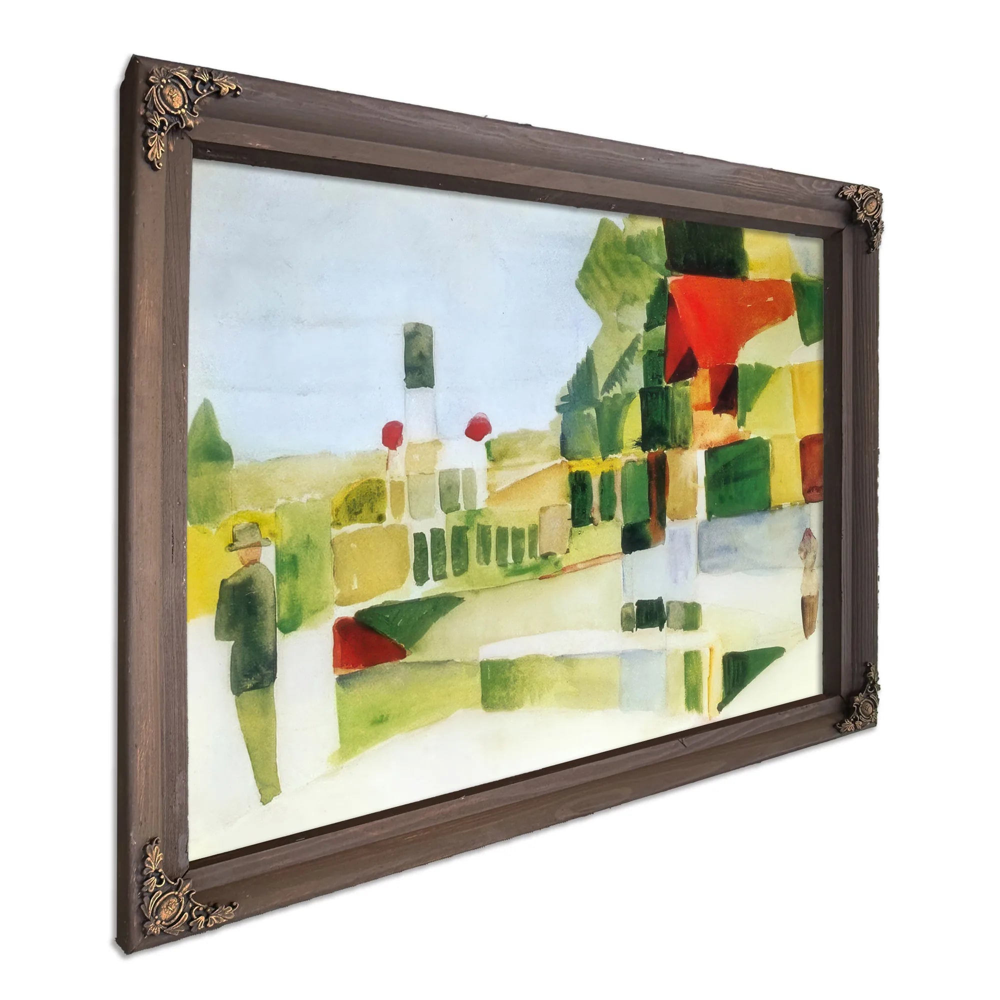 At The Pier By August Macke Fine Art Print