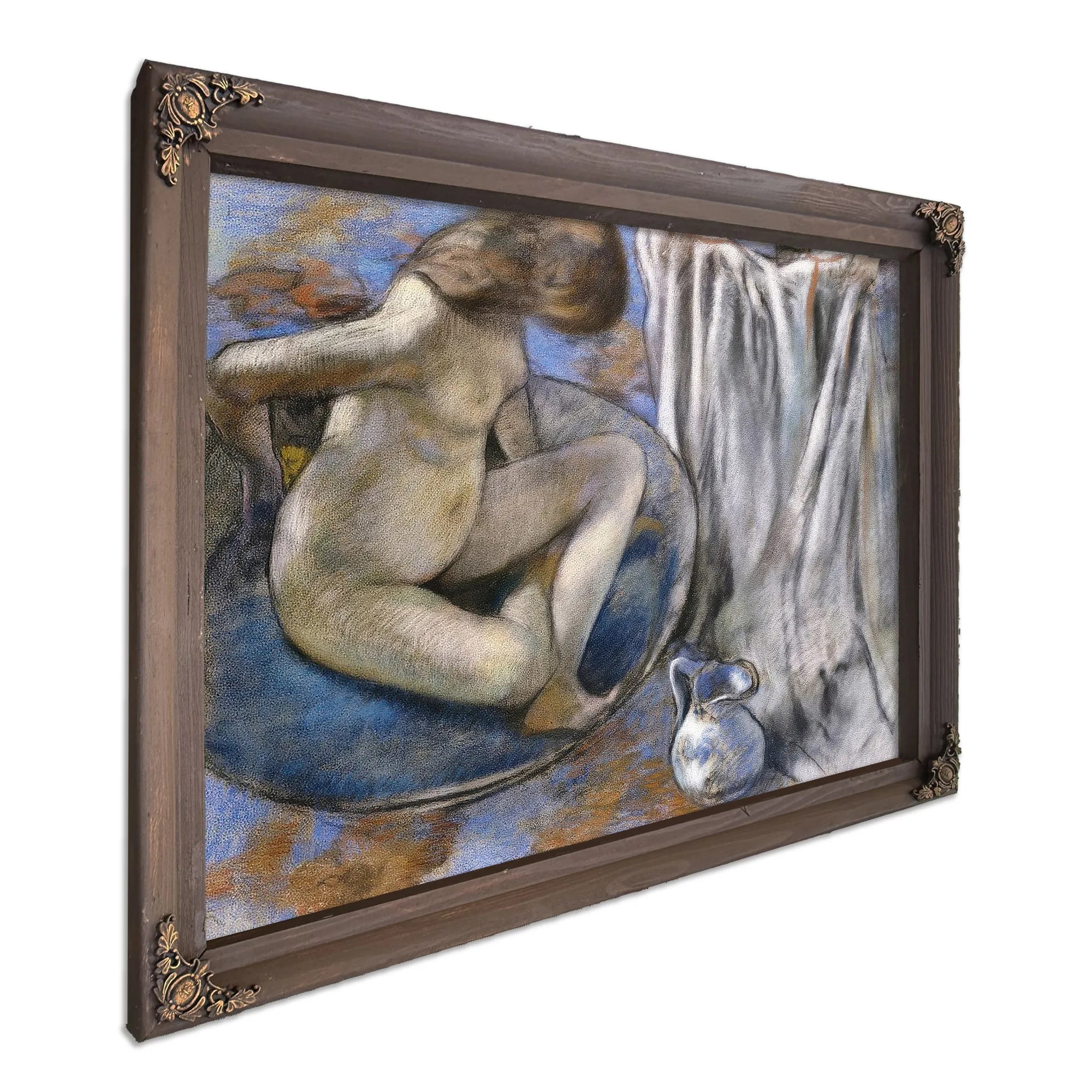 Woman In The Tub By Edgar Degas Fine Art Print