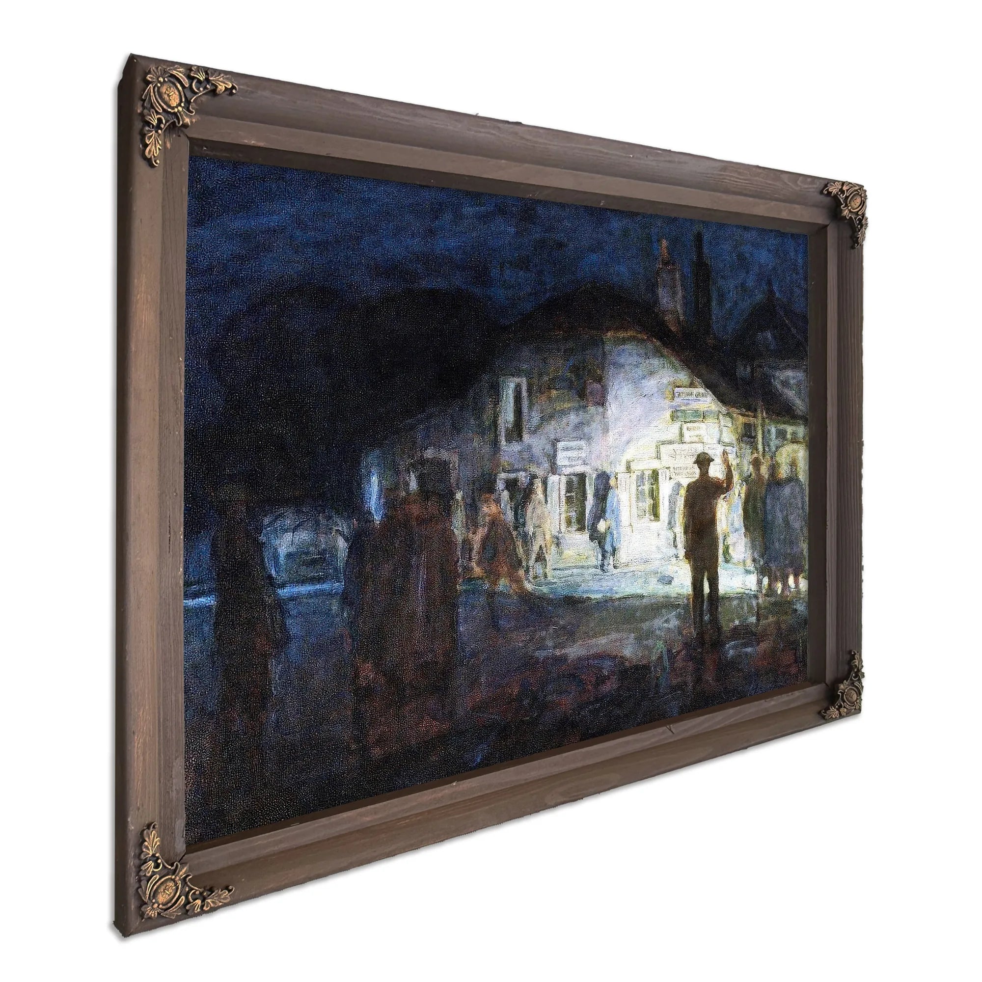 Intersection Of Roads, Neufchateau, World War I By Henry Ossawa Tanner Fine Art Print