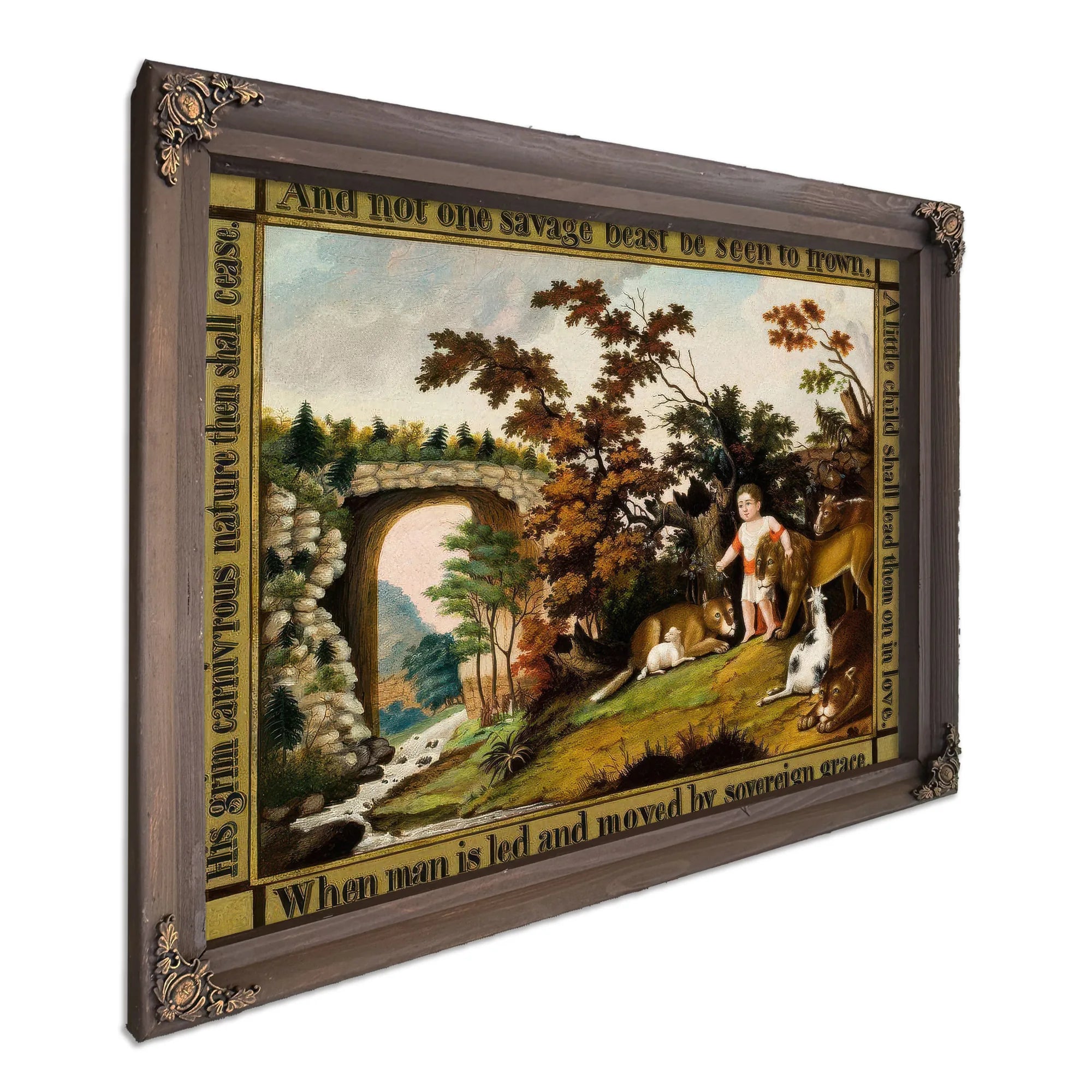 Peaceable Kingdom Of The Branch 1830 By Edward Hicks Fine Art Print