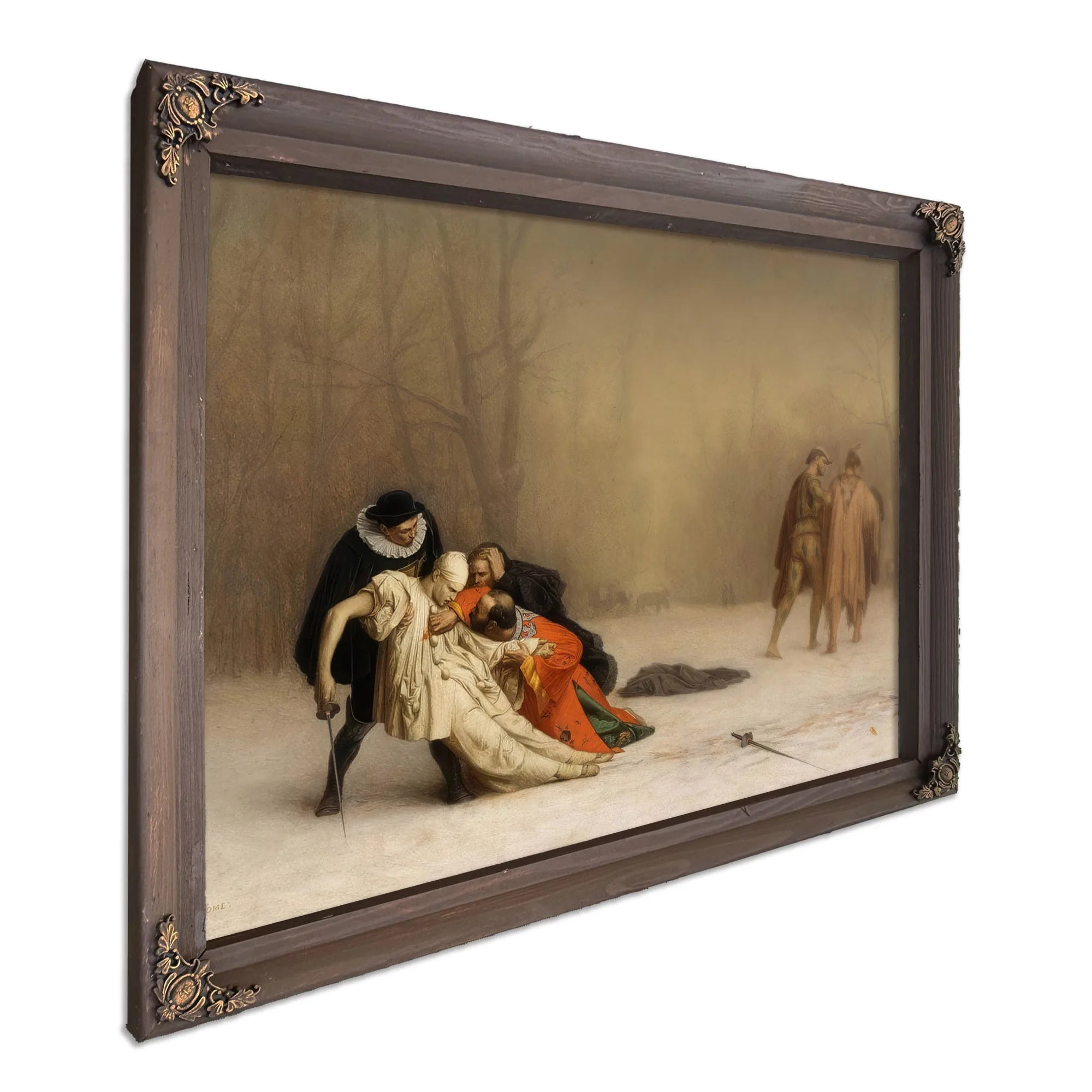 The Duel After The Masquerade By Jean Leon Gerome Fine Art Print