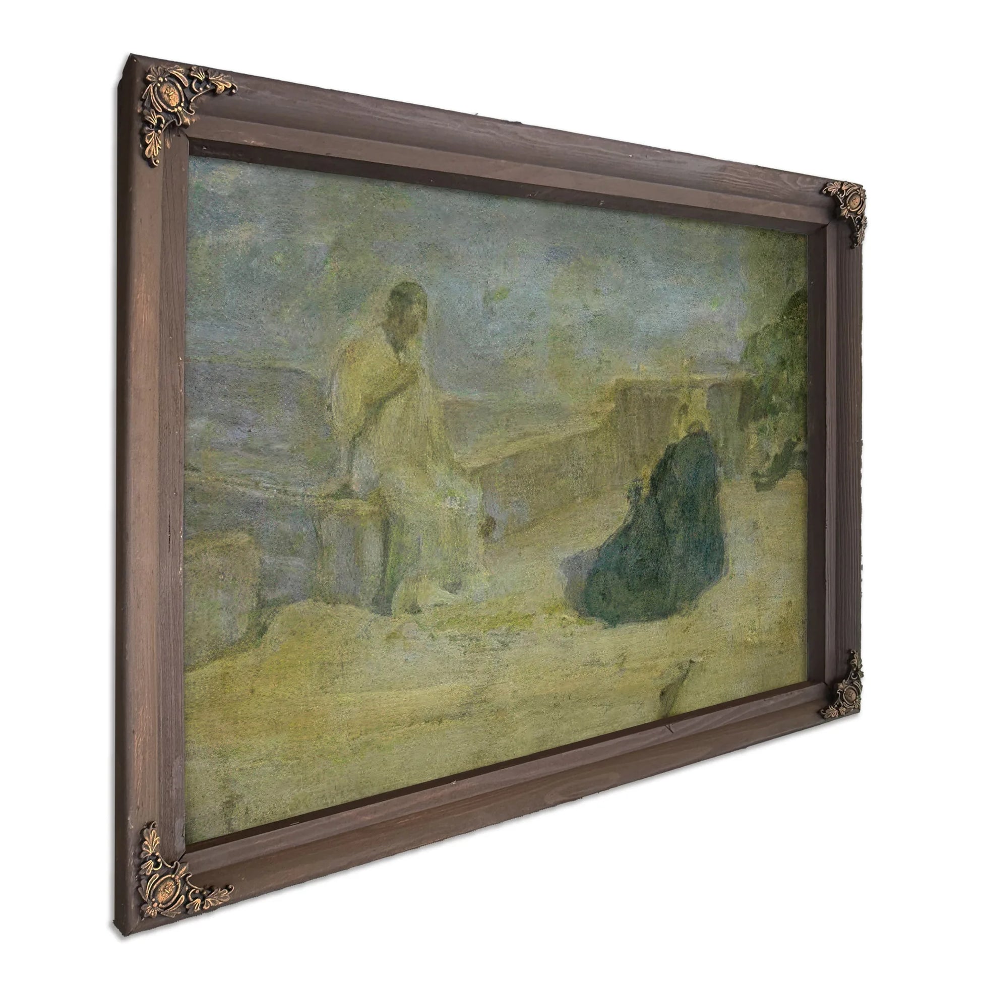 Christ And Nicodemus (Early Study) By Henry Ossawa Tanner Fine Art Print