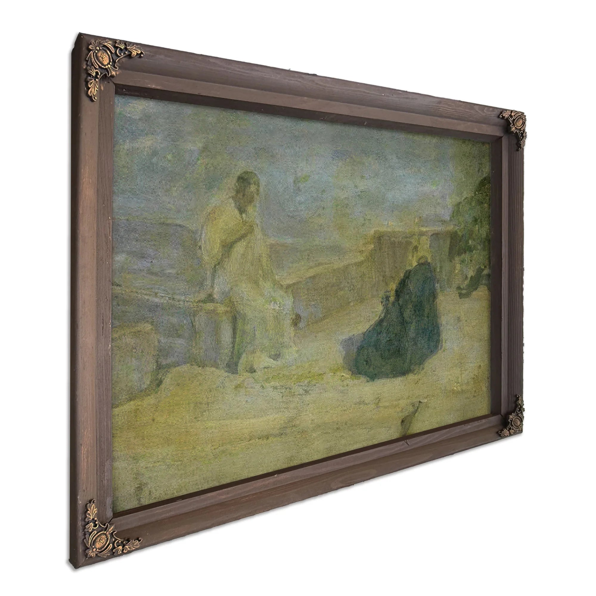 Christ And Nicodemus (Early Study) By Henry Ossawa Tanner Fine Art Print