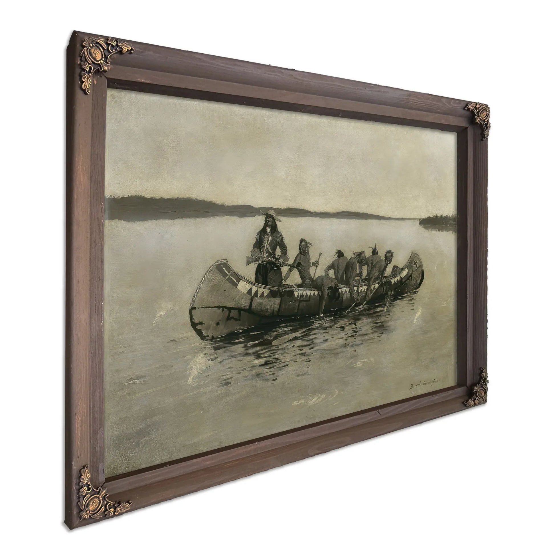This Was A Fatal Embarkation by Frederic Remington