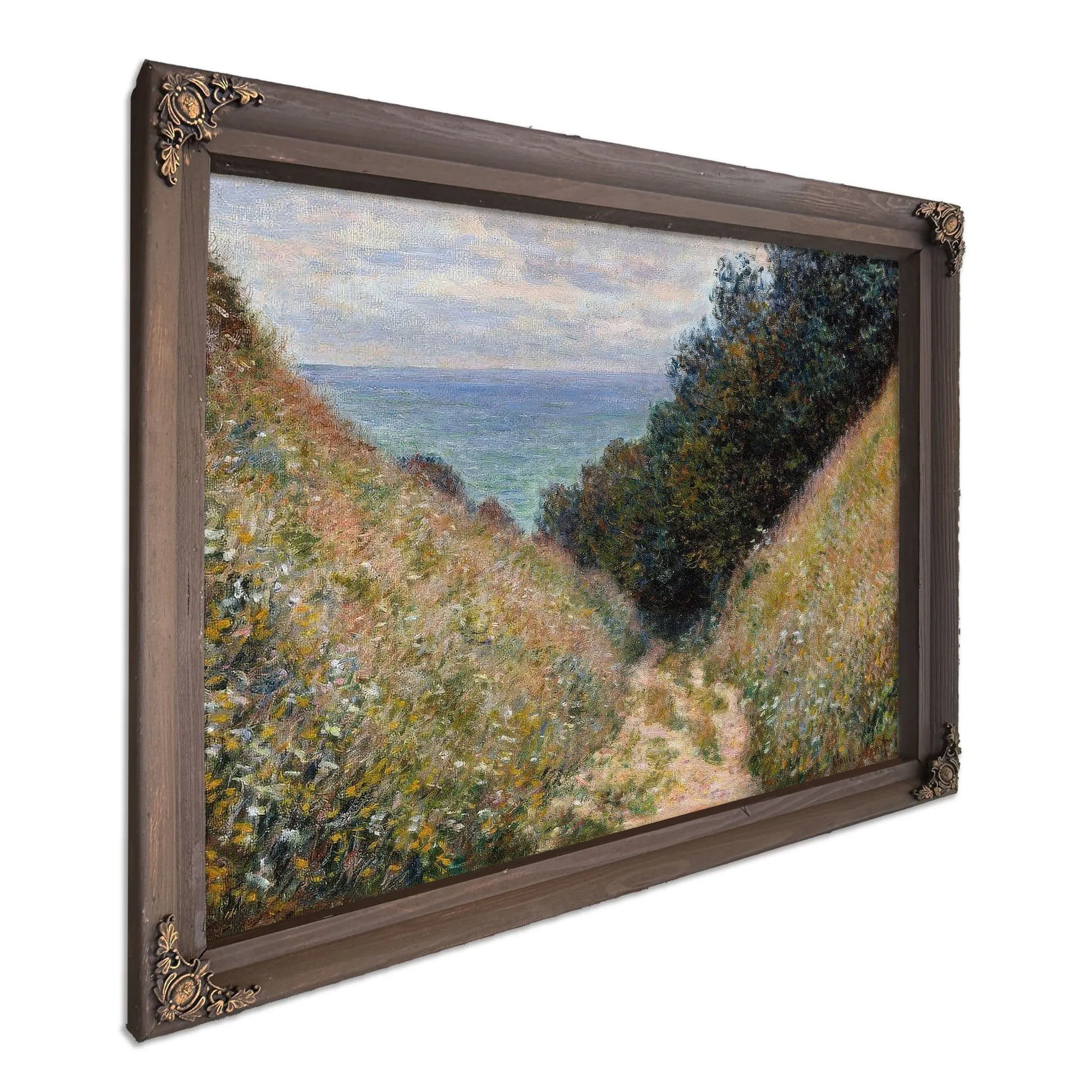 Road At La Cavee Pourville By Claude Monet Fine Art Print