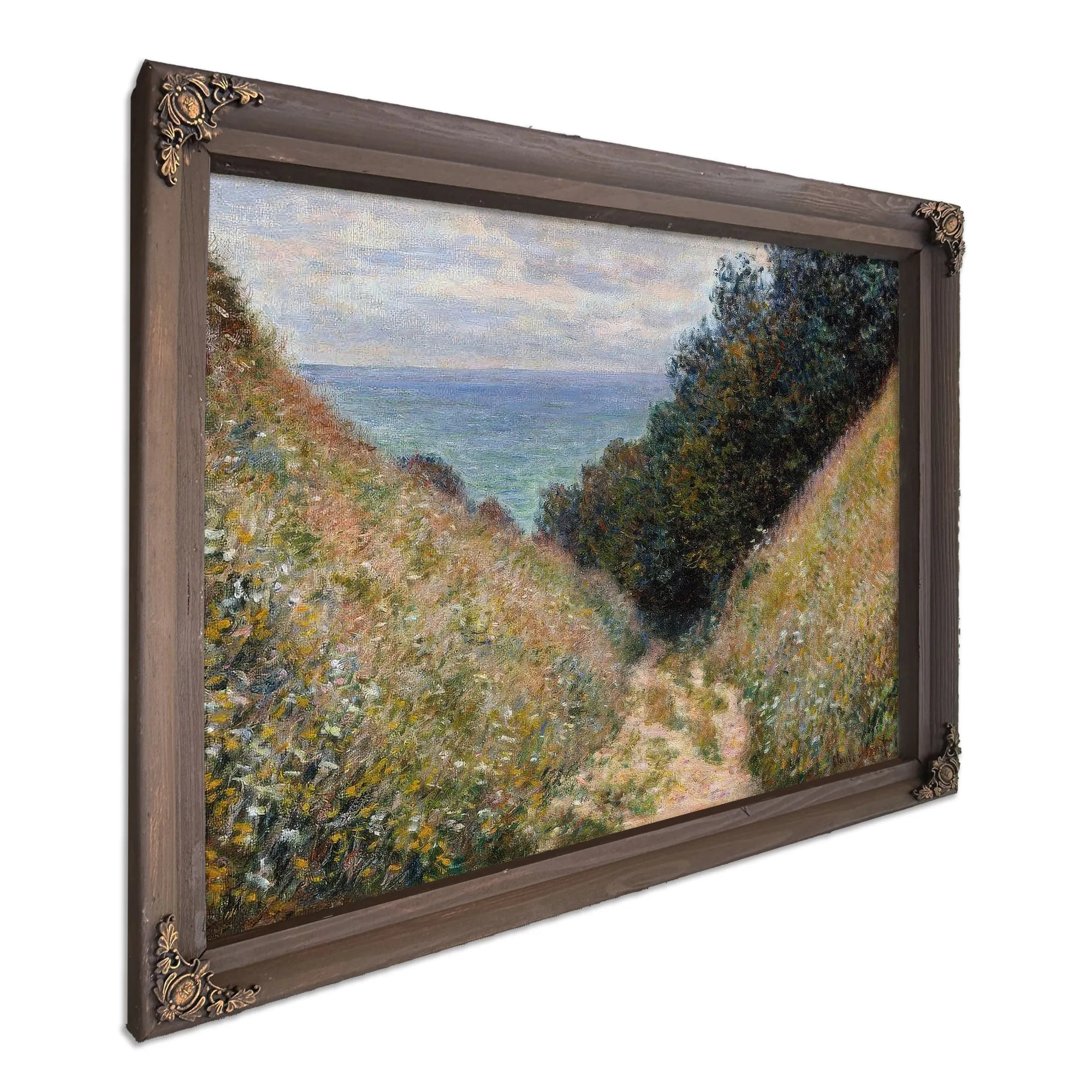 Road At La Cavee Pourville By Claude Monet Fine Art Print