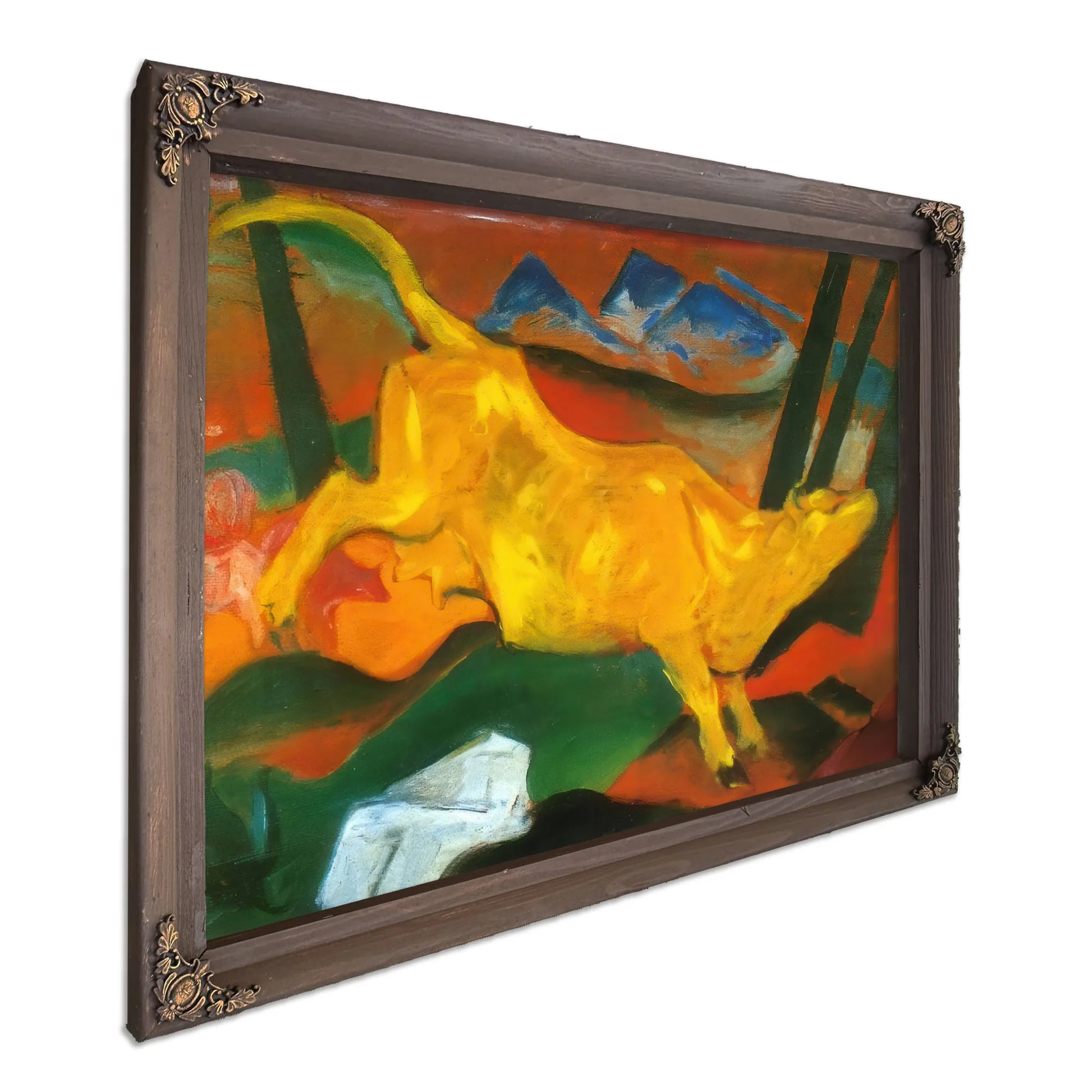 Yellow Cow By Franz Marc Fine Art Print