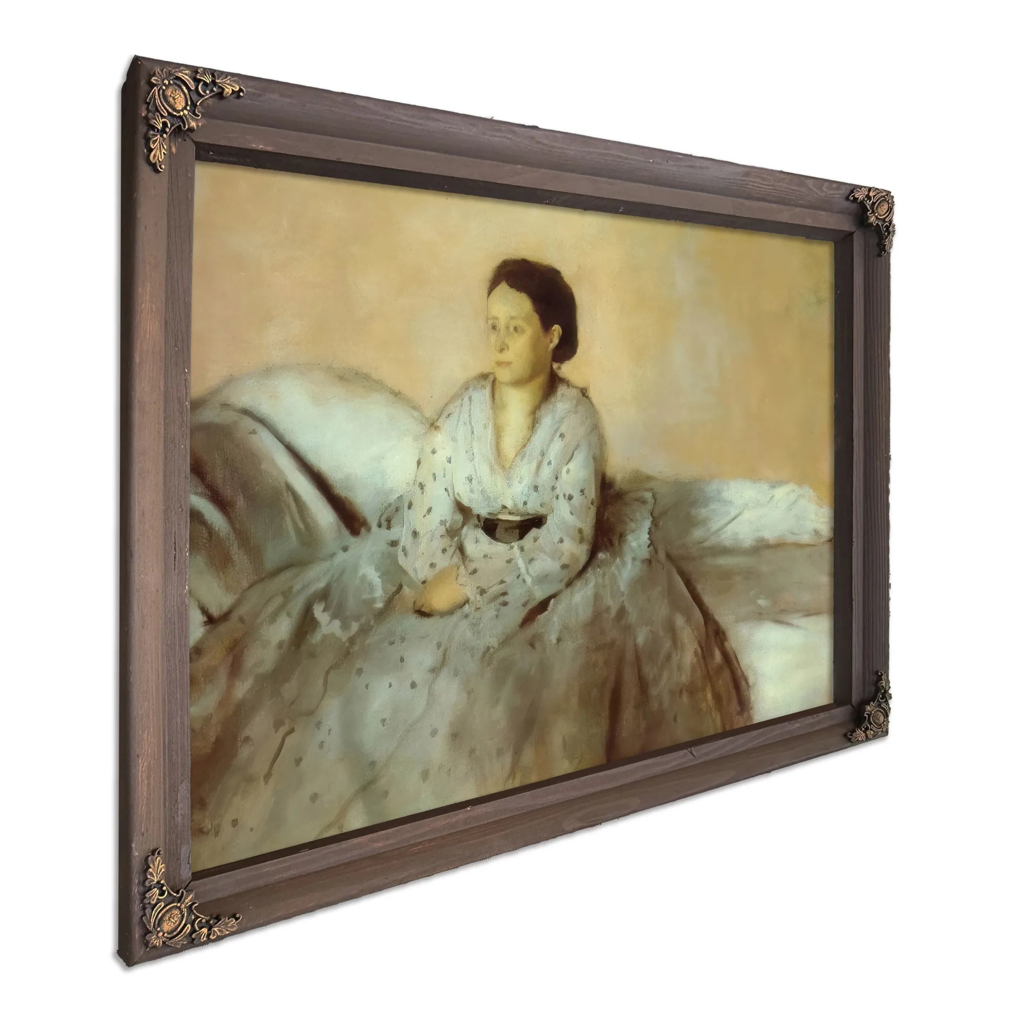 Estelle Musson By Edgar Degas Fine Art Print