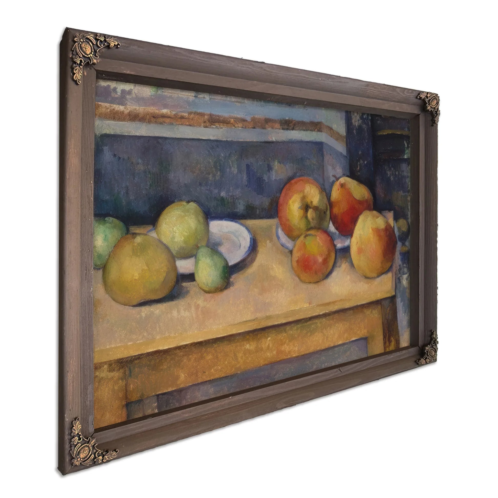 Still Life With Apples And Pears 1892 By Paul Cezanne Fine Art Print
