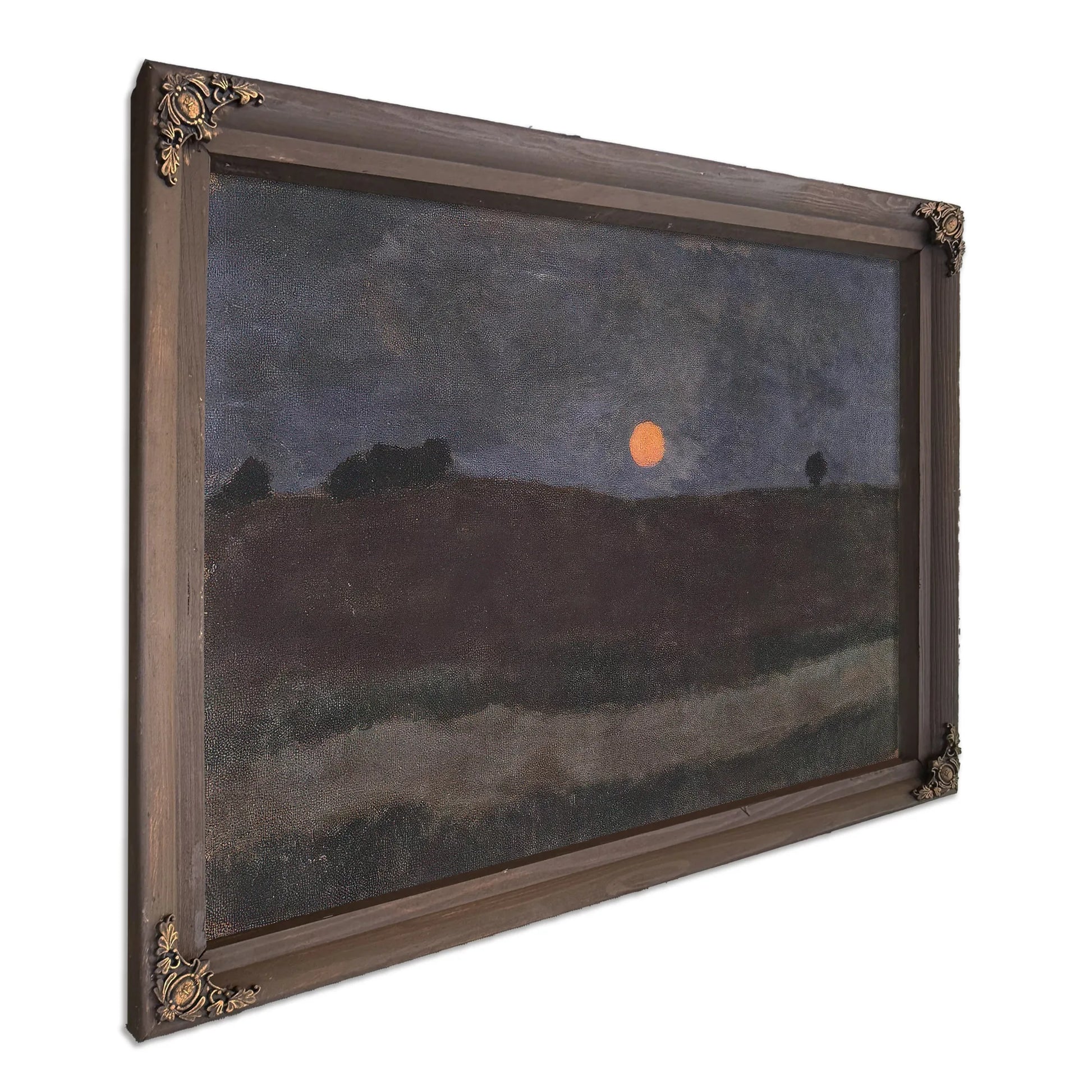 Moonlit Landscape By Paula Modersohn Becker Fine Art Print