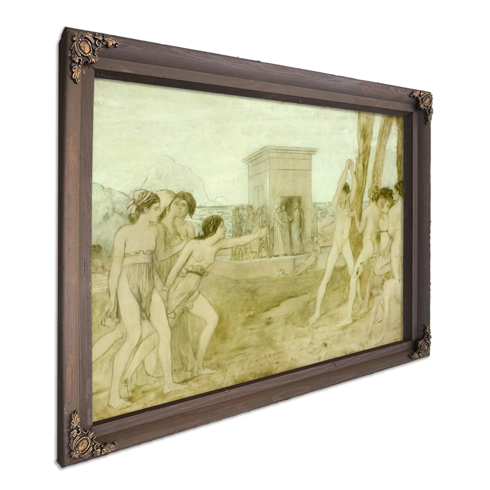 Young Spartans By Edgar Degas Fine Art Print