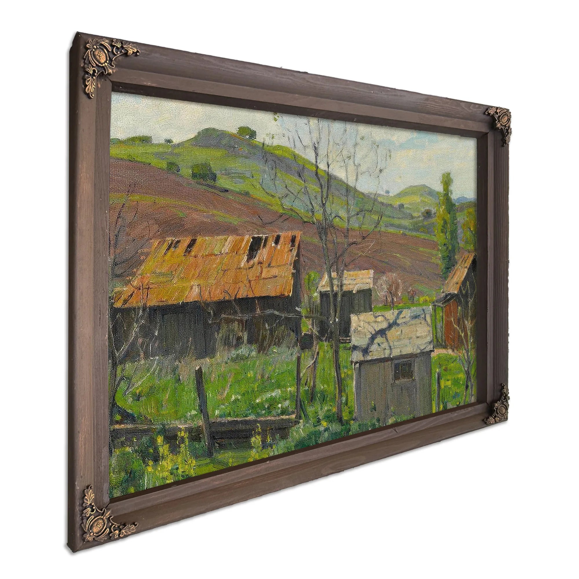 Foothill Ranch 1935 By William Wendt Fine Art Print
