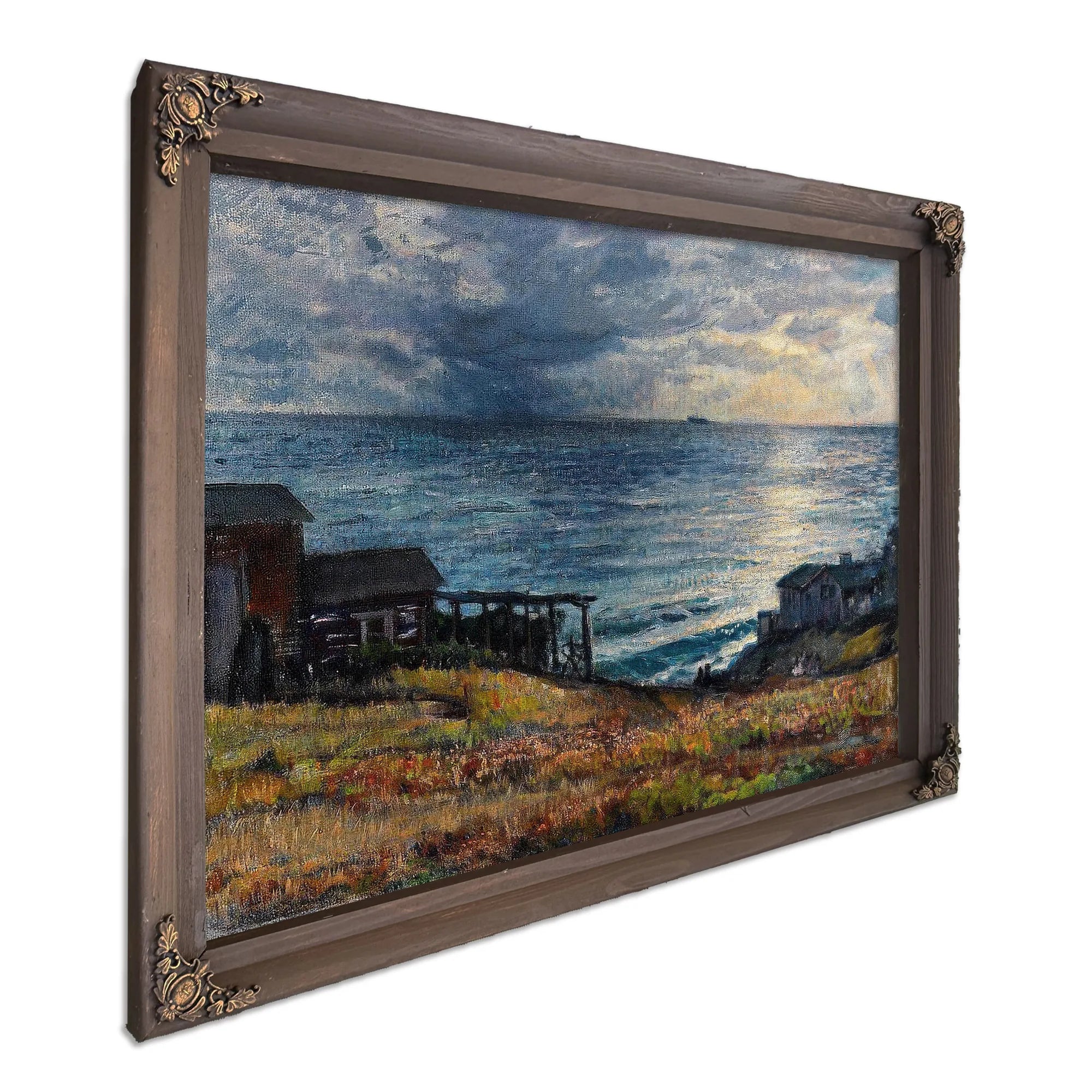 Laguna Coastal Scene By Joseph Kleitsch Fine Art Print