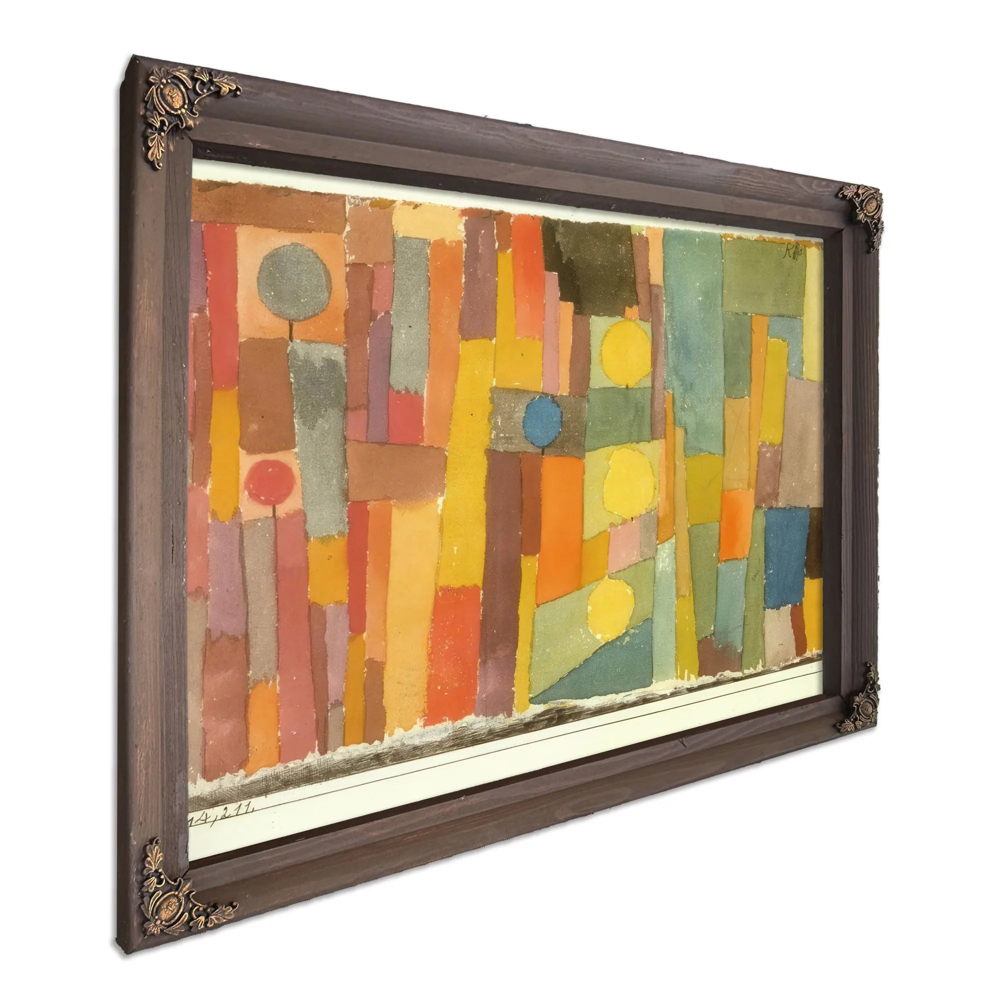 In The Style Of Kairouan Transferred To The Moderate 1914 211 By Paul Klee Fine Art Print