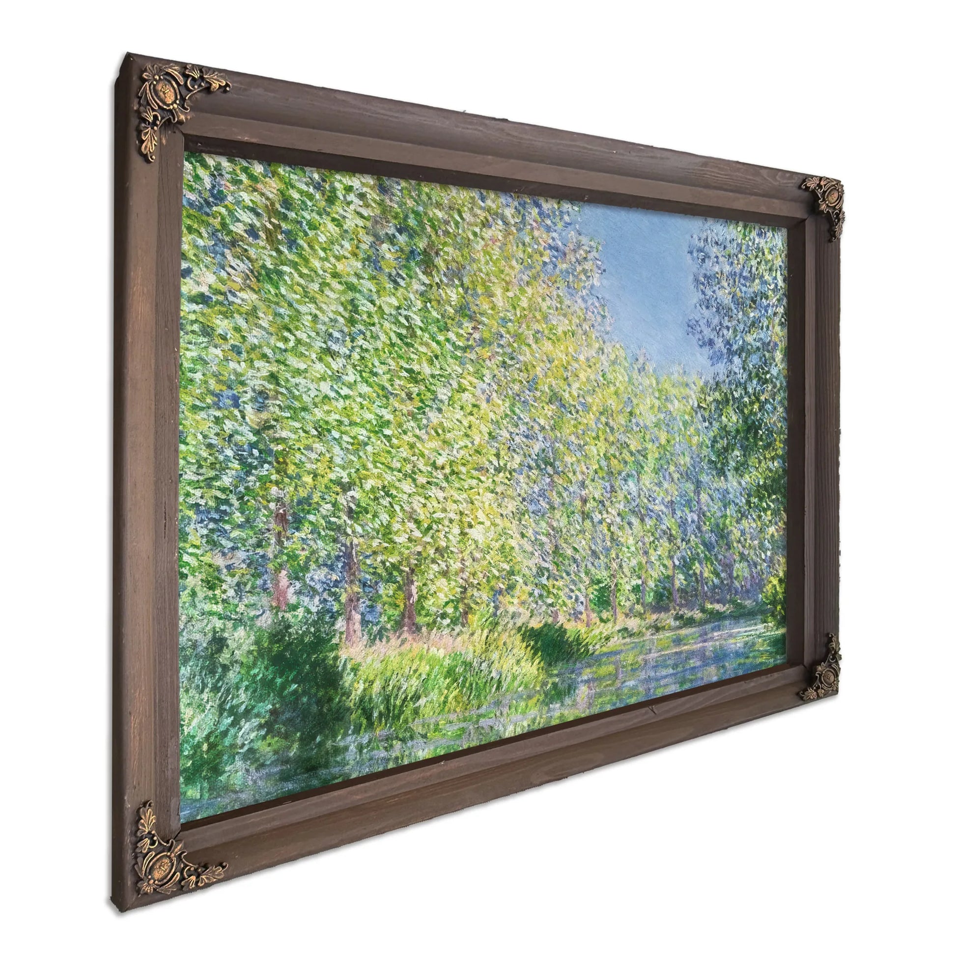 Bend In The Epte River Near Giverny By Claude Monet Fine Art Print