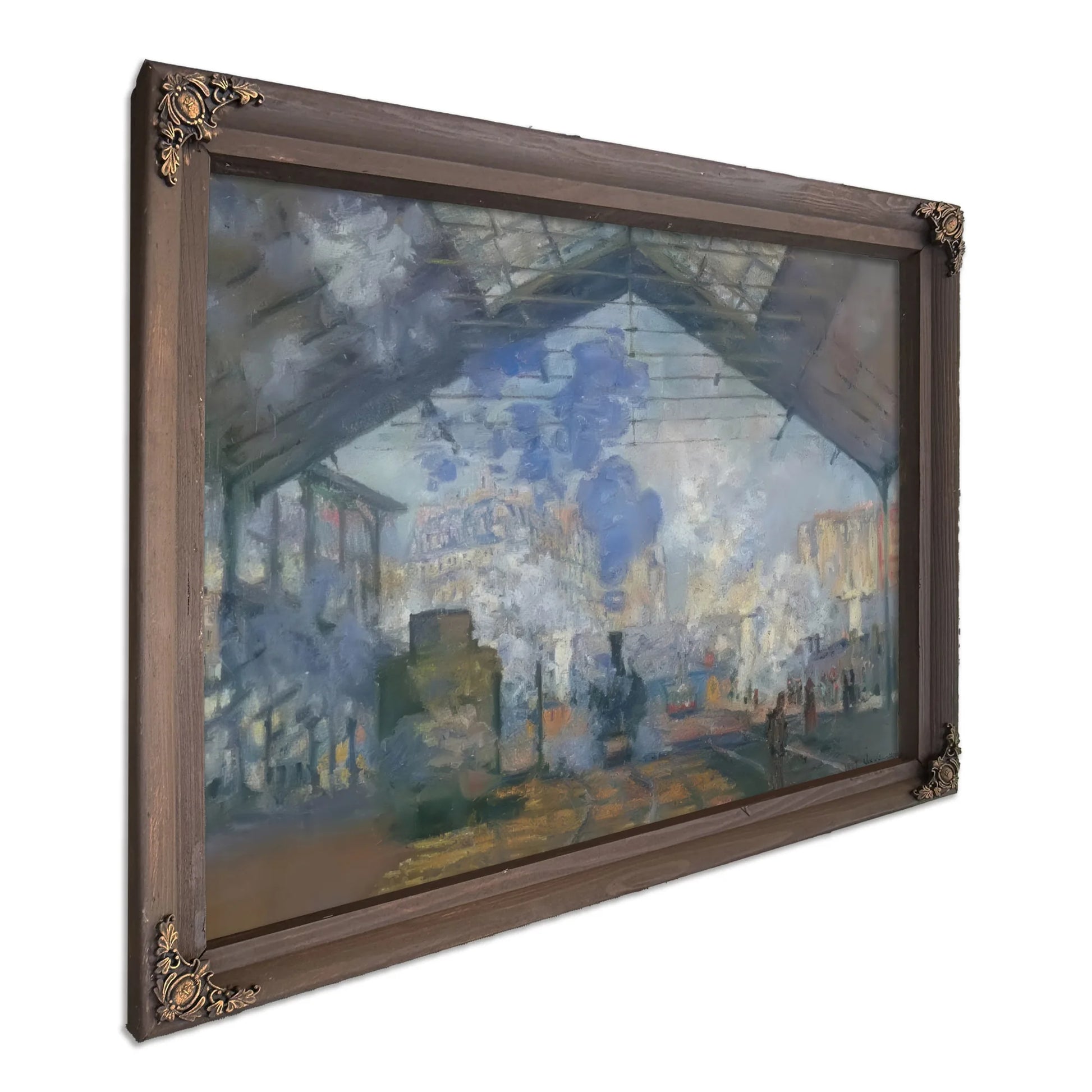 Gare Saint Lazare Paris By Claude Monet Fine Art Print